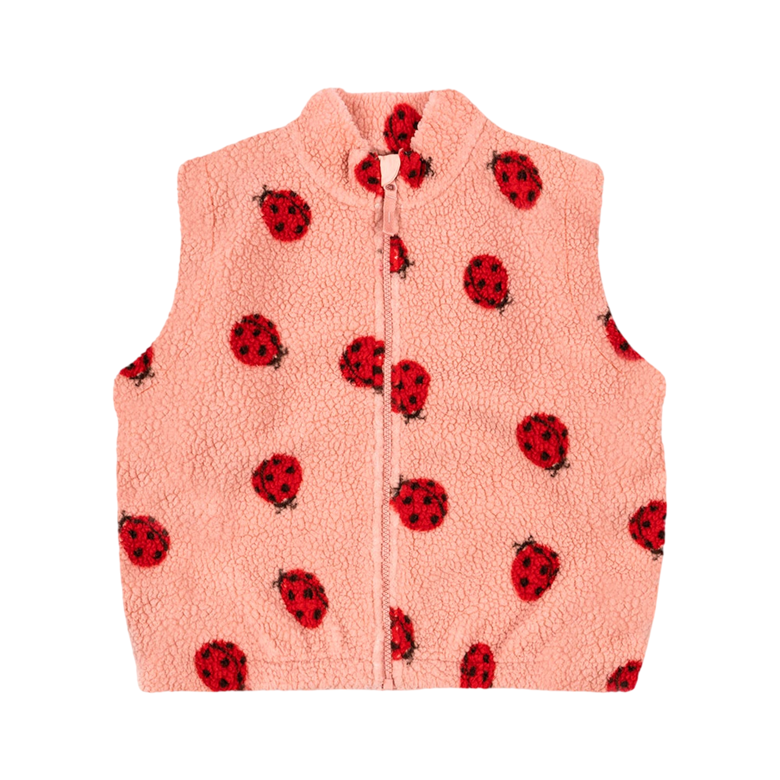 Jody Teddy Ladybug Pink vest