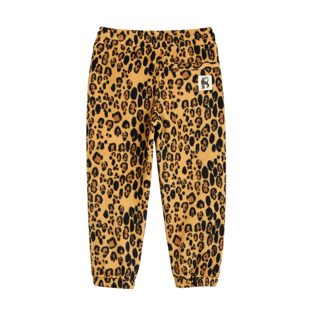 Pantalon polaire léopard beige