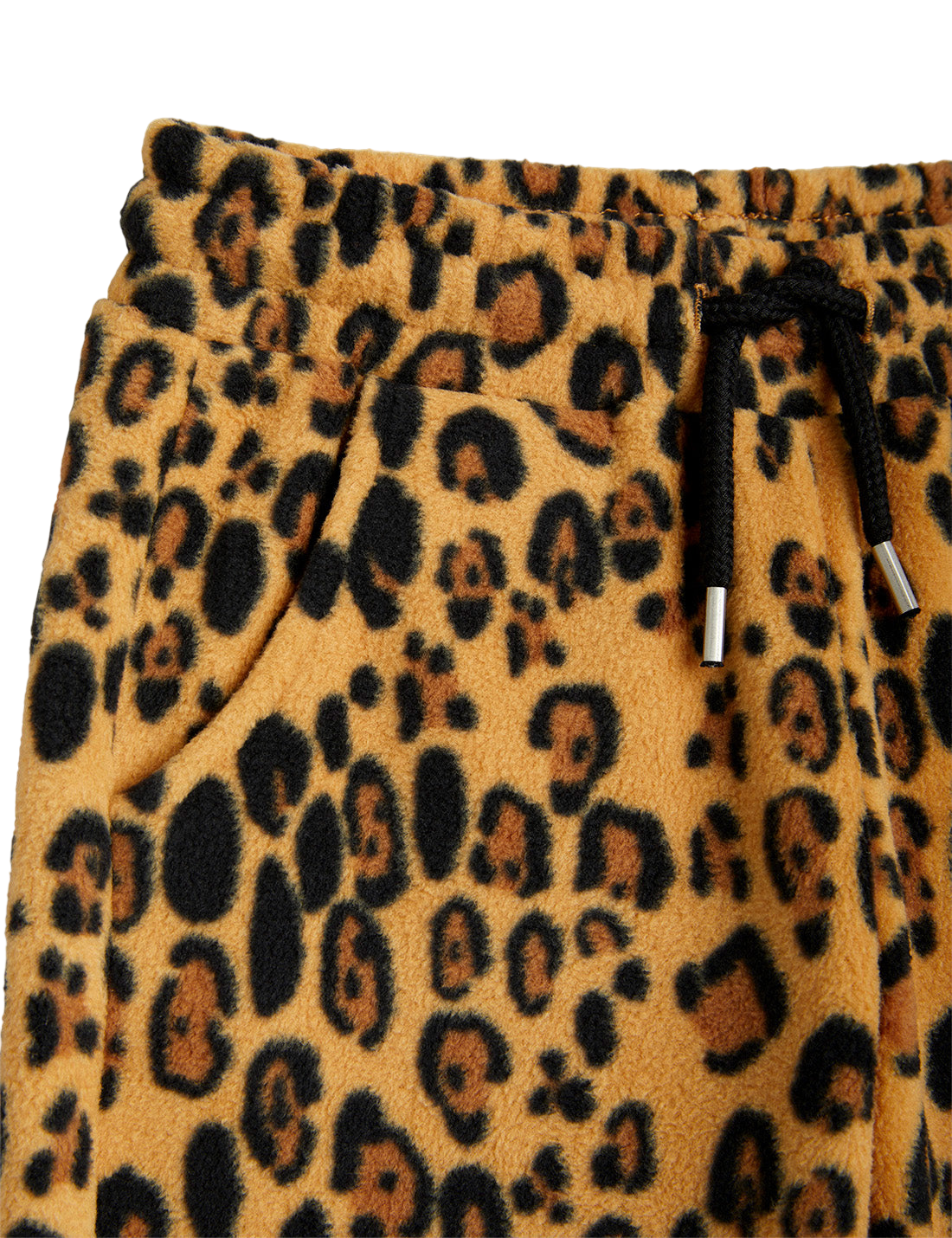 Fleece Hose Leopard Beige