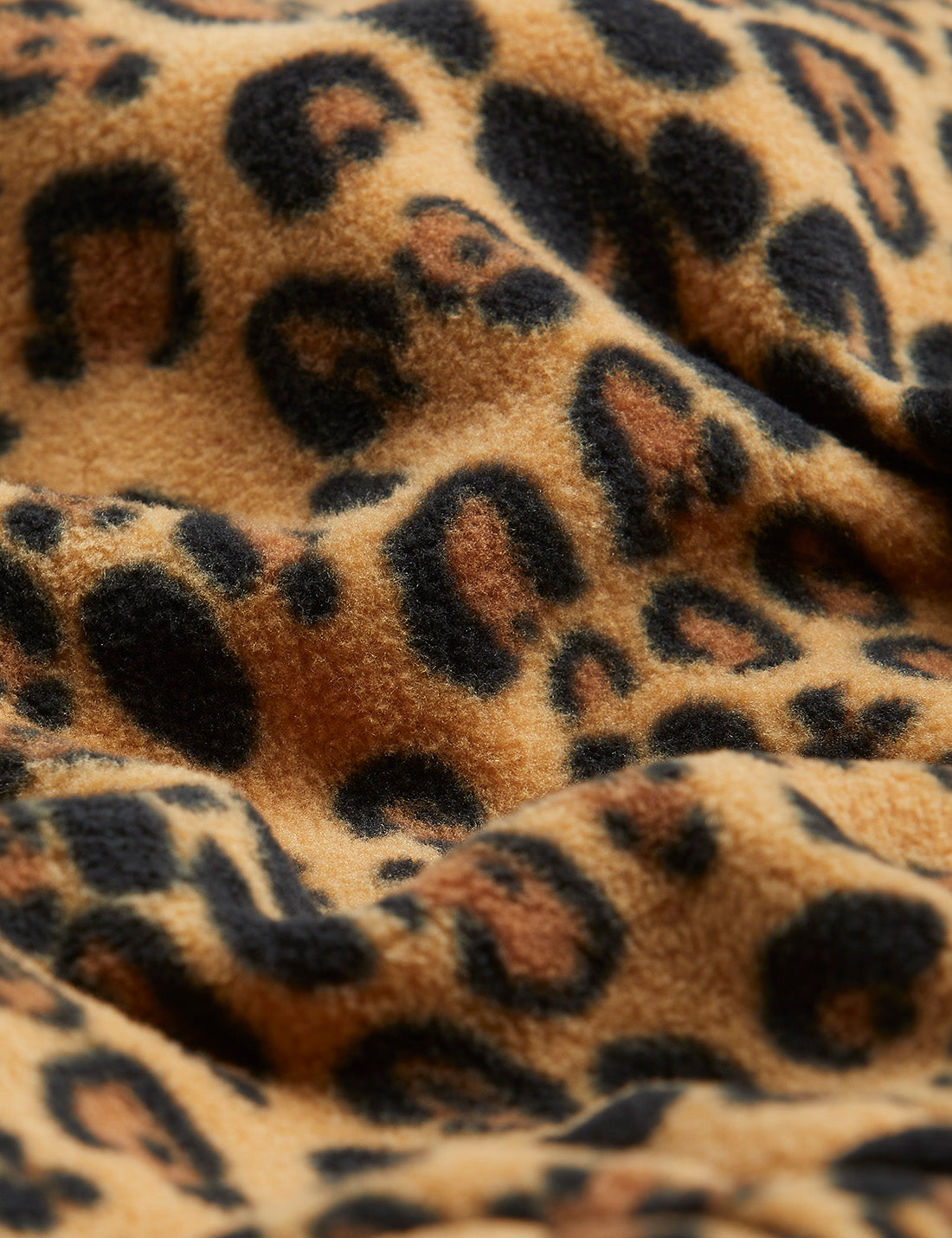 Fleece Hose Leopard Beige