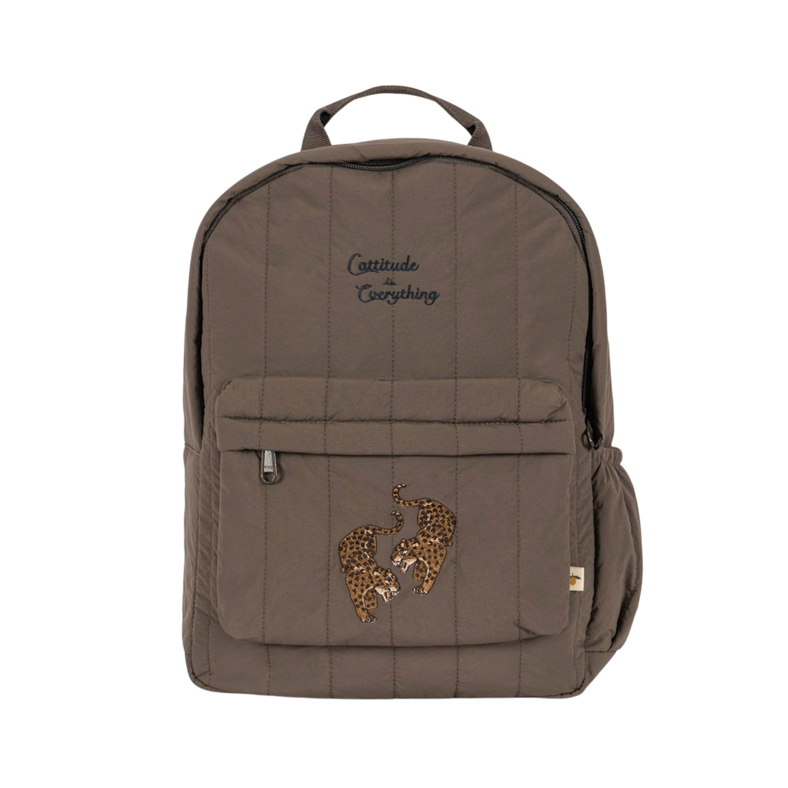 School backpack Juno Quilted Midi Walnut