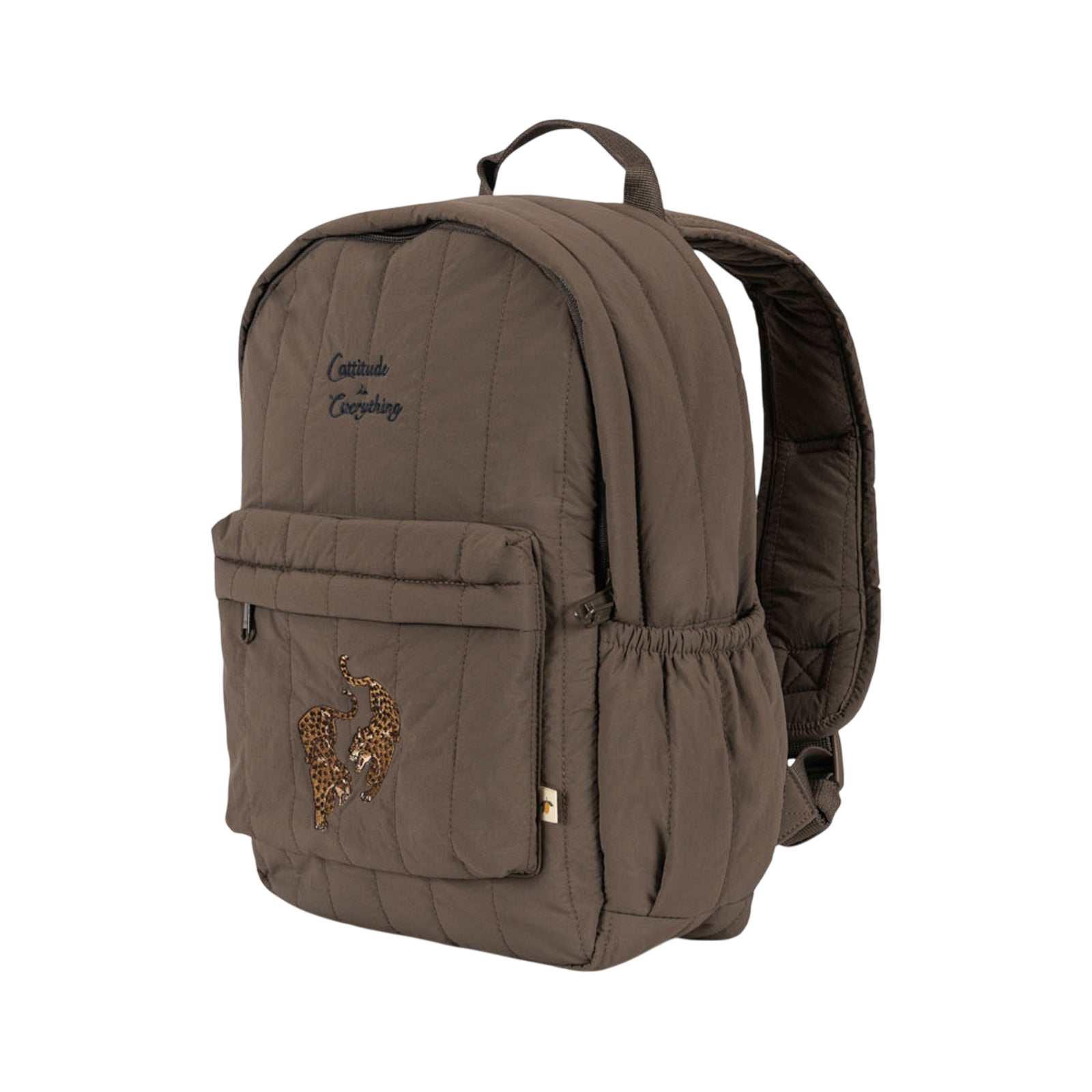 School backpack Juno Quilted Midi Walnut