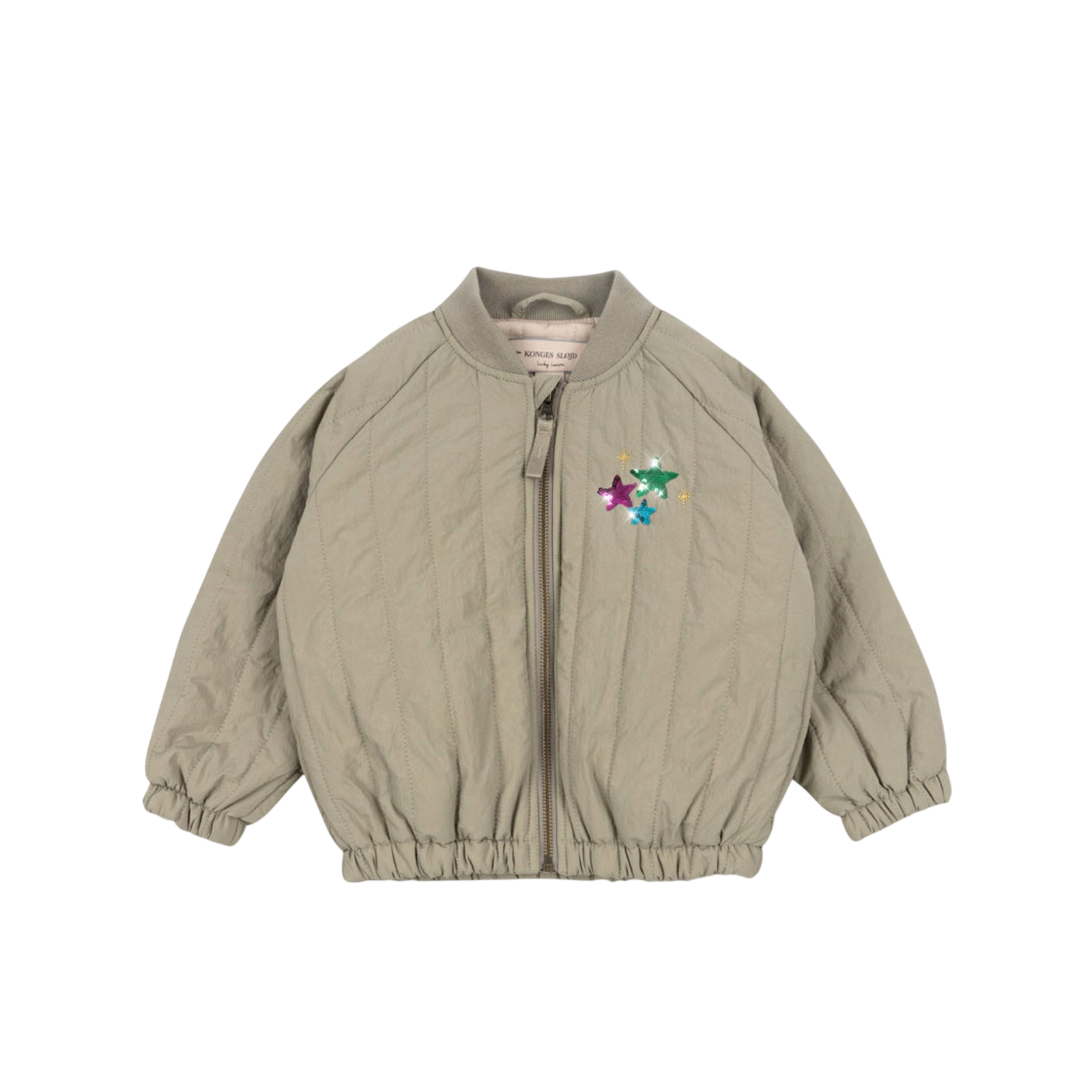 Juno Sequin Laurel Oak bomber jacket