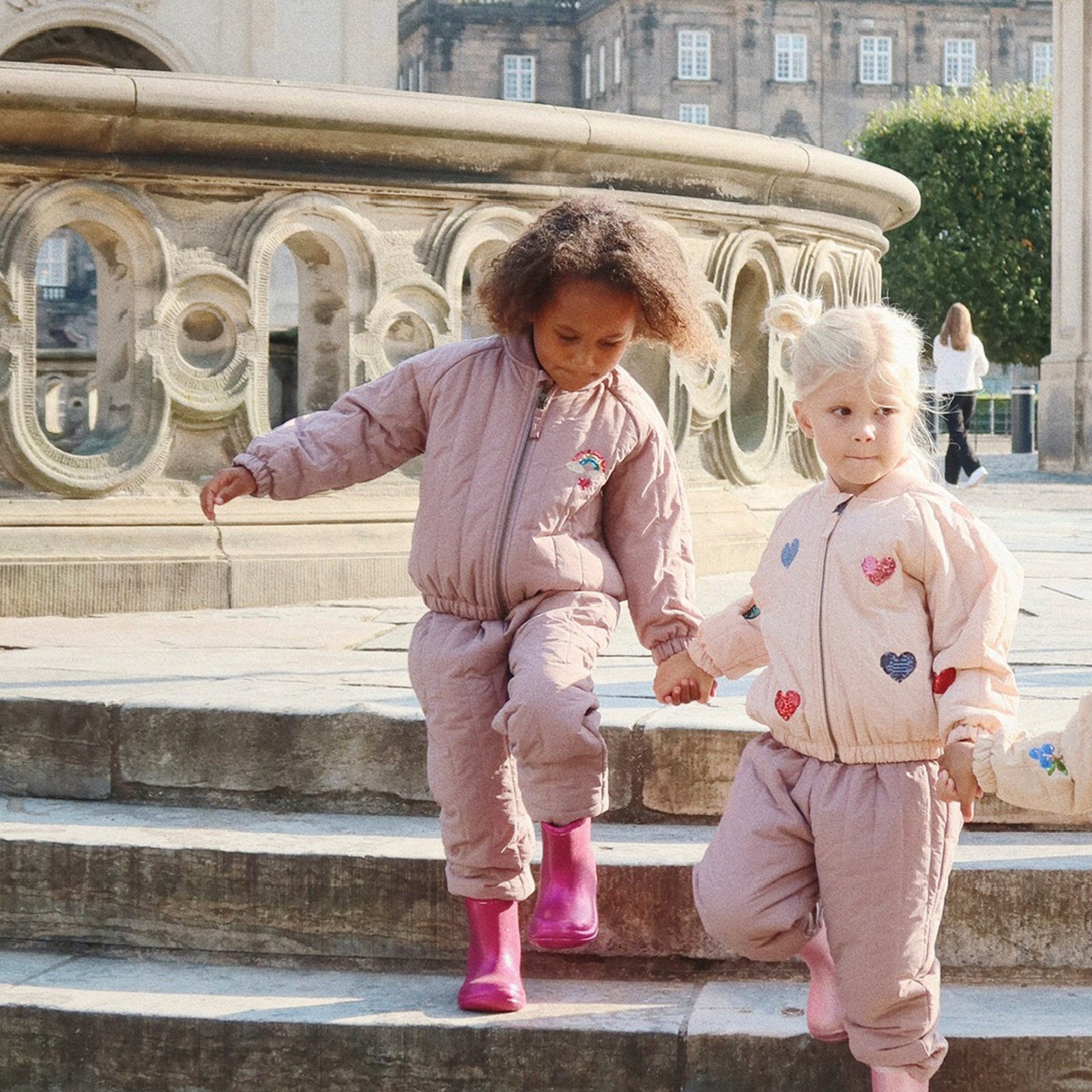 Juno Sequin Bomber Jacket Twilight Mauve