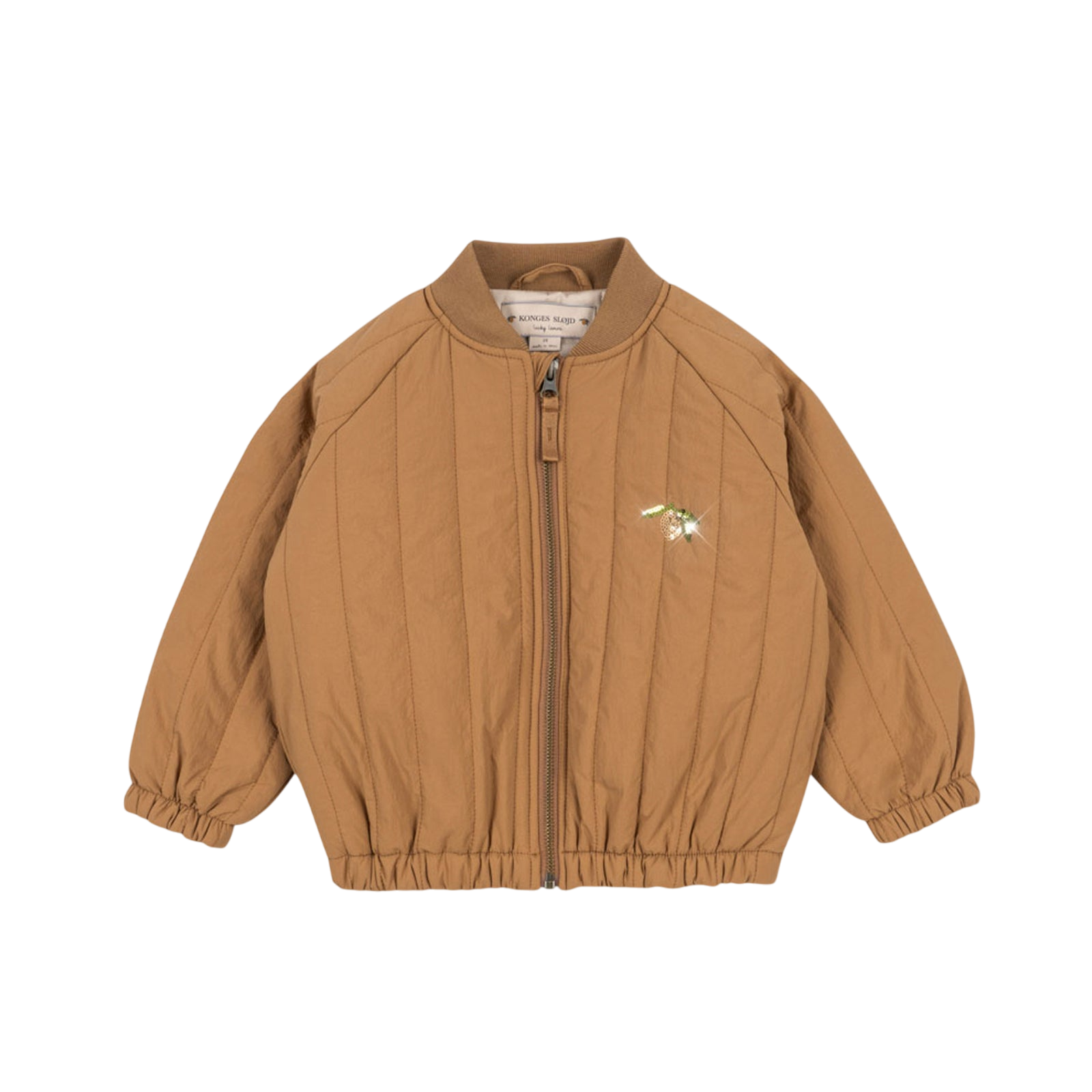 Veste bomber Juno Sequin Marron Tobacco