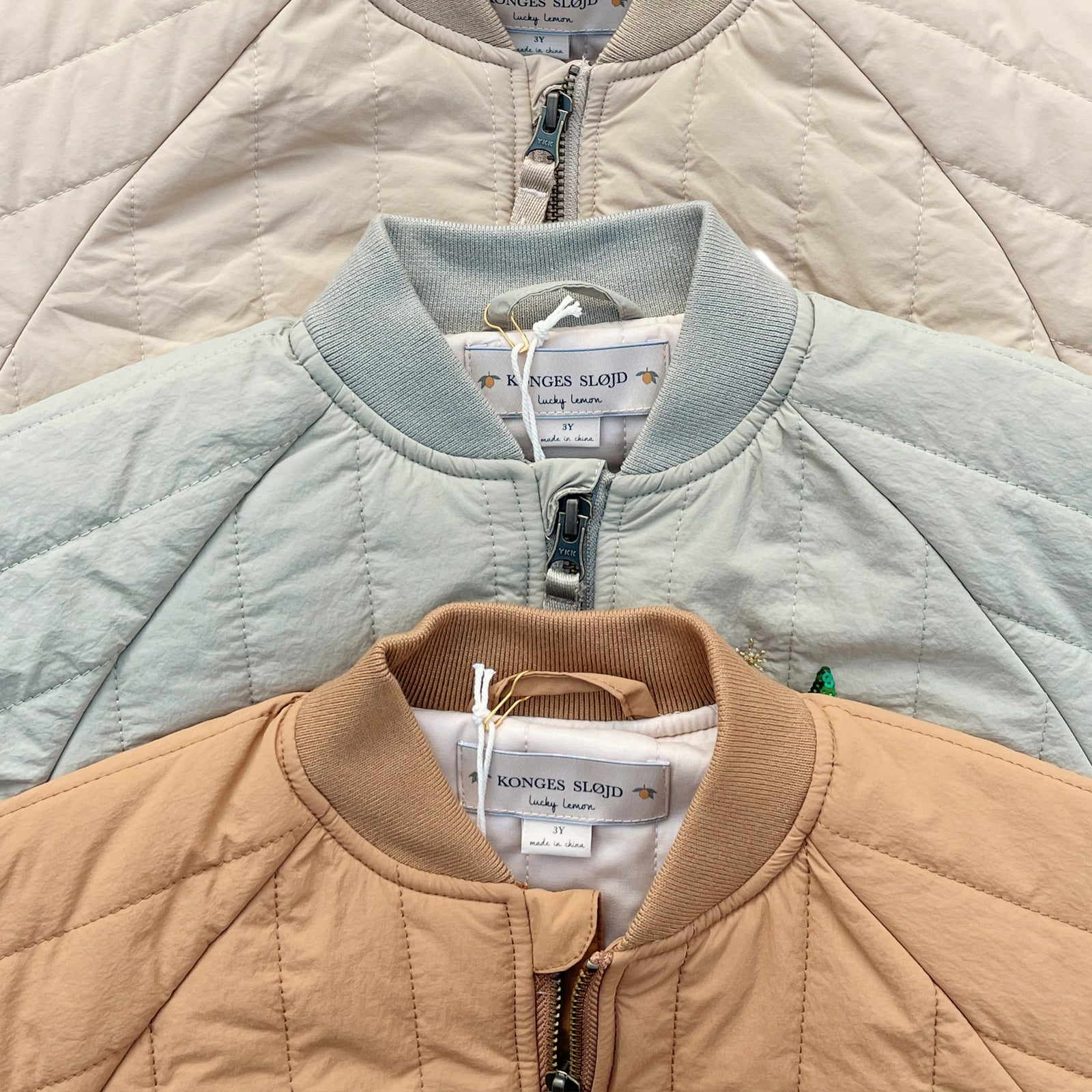 Bomber jacket Juno Sequin Tobacco Brown