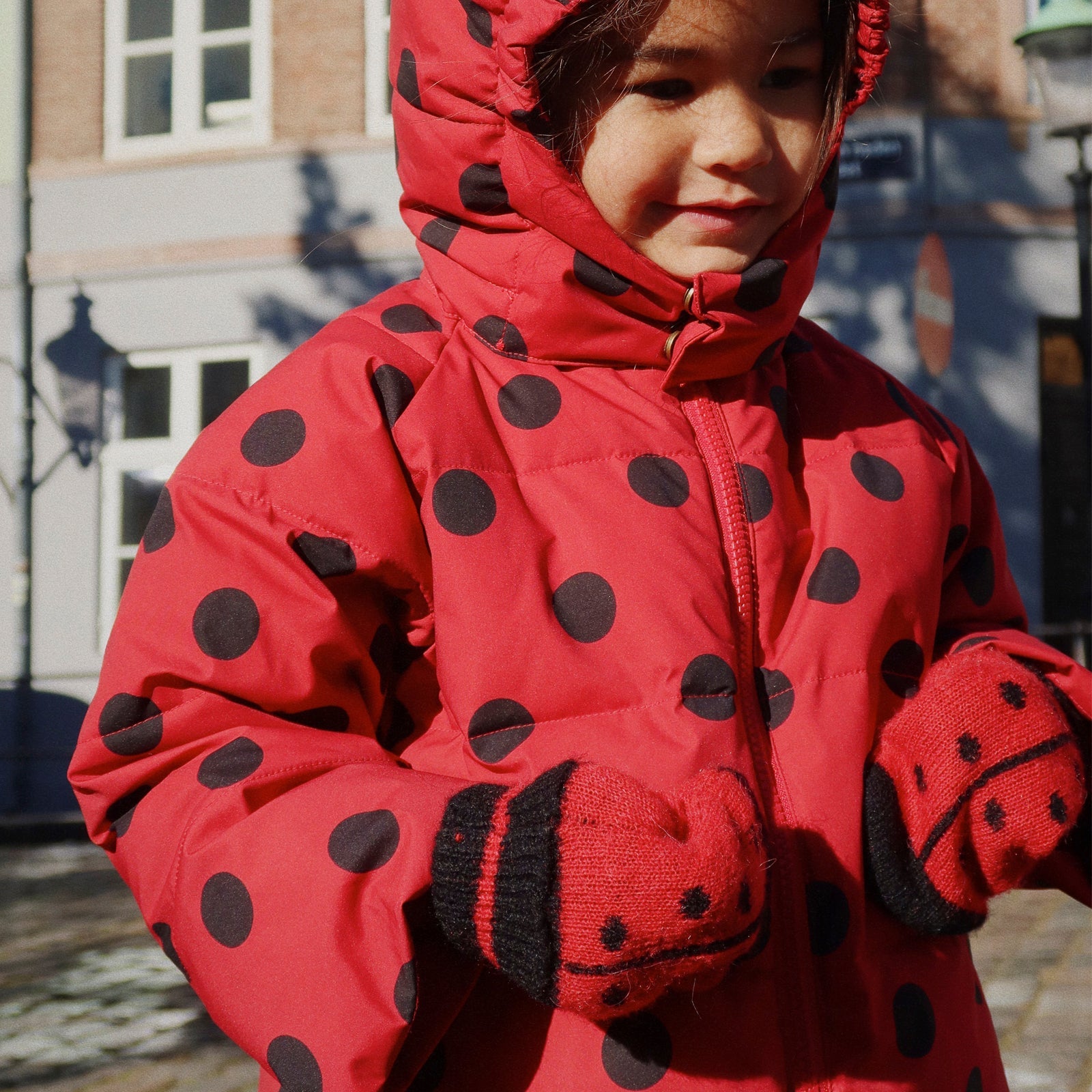 Nuka Ladybug Lady Dot winter jacket