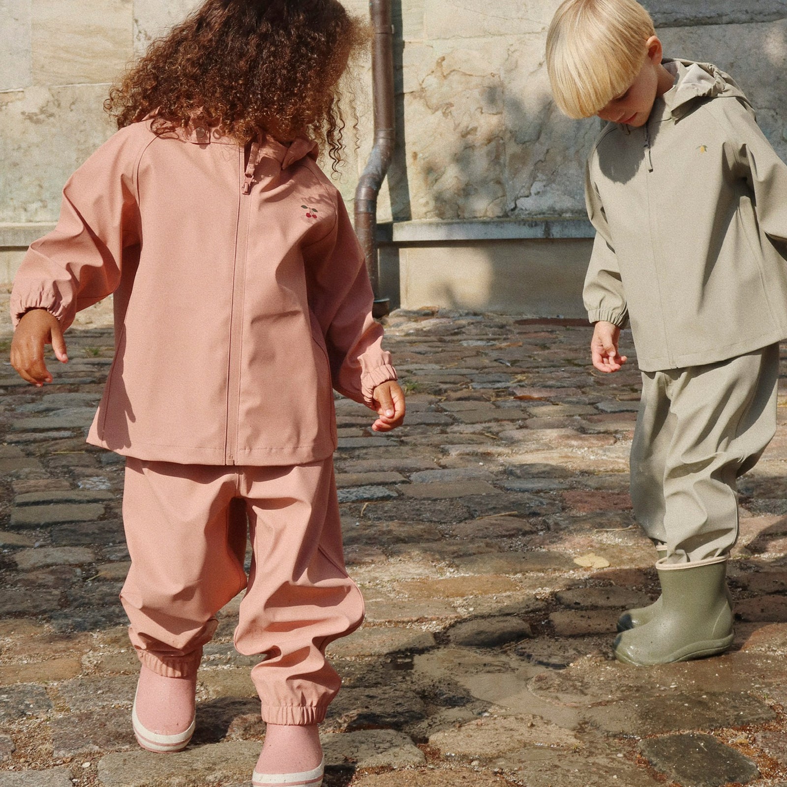 Rain set Plainy Cameo Brown