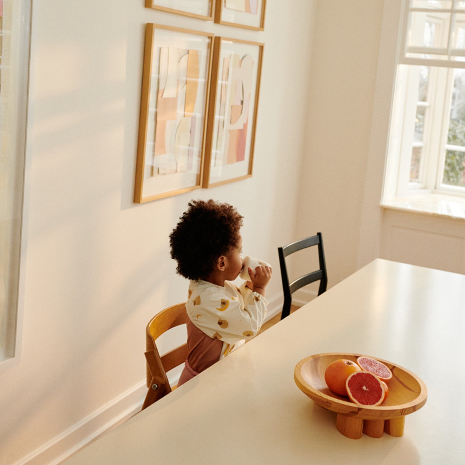 Baby sleeve bib Merle Elephant Creme De La Creme