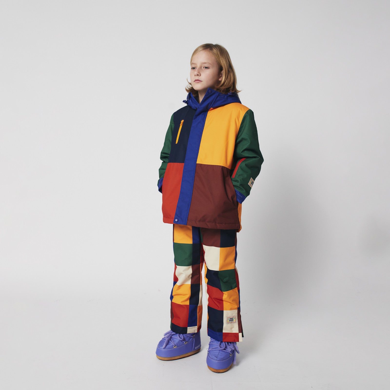 Veste d'hiver Bobo Choses Color Block Multicolor