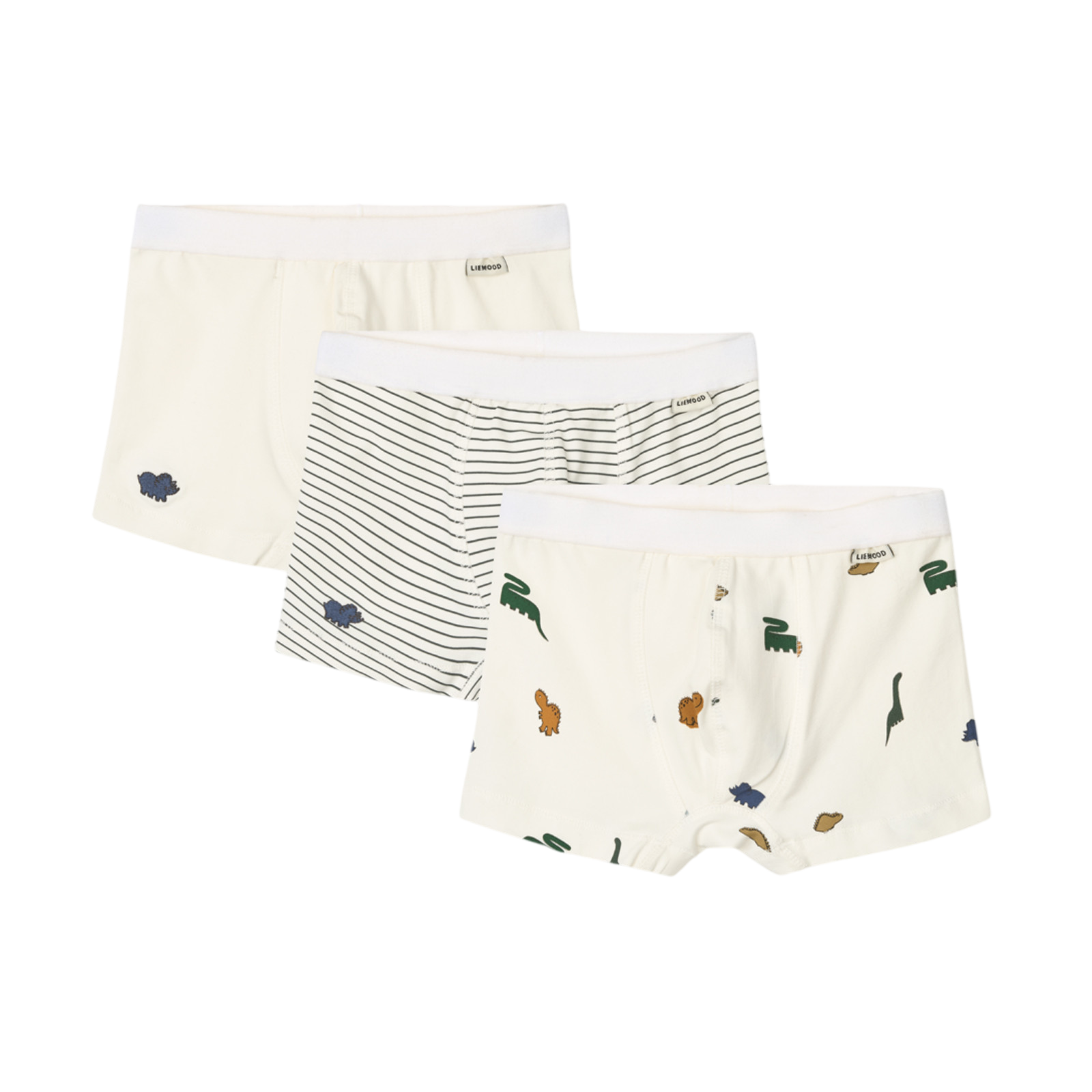 Unterhosen 3er-Set Marvin Mini Dinosaurs Creme Mix