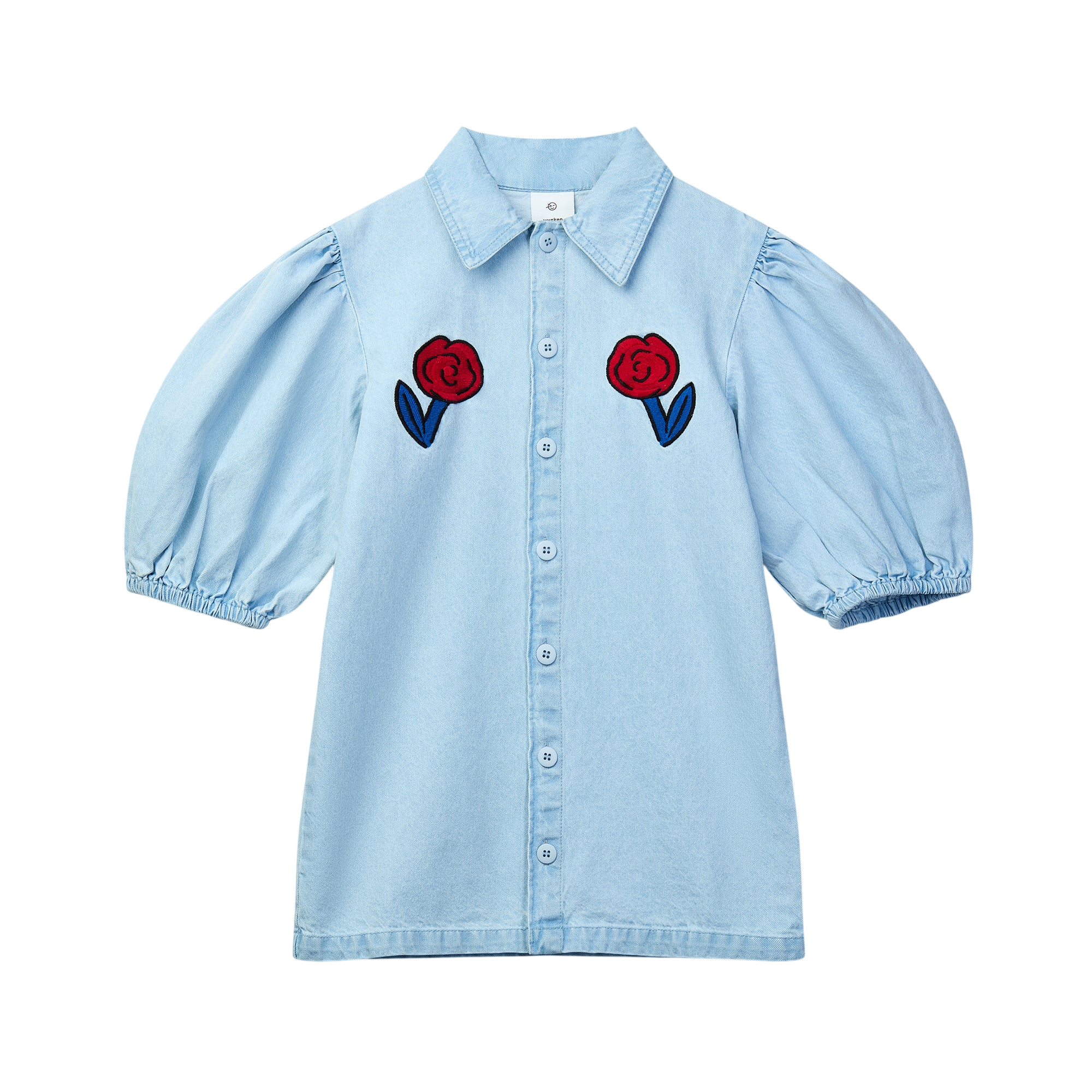 Dress Annka Shirt Pale Bleached Wash