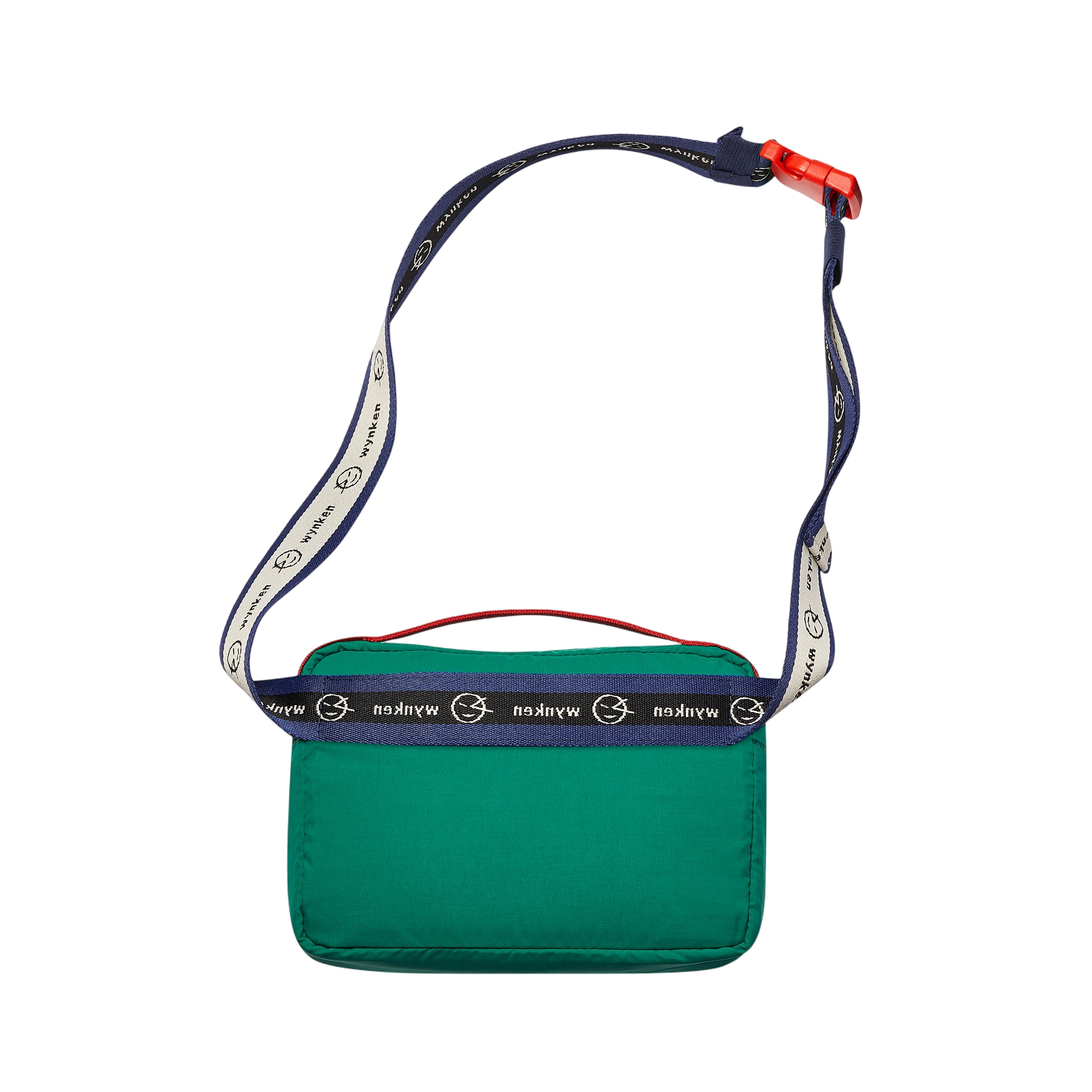 Handbag Duo Pocket Navy Python Green