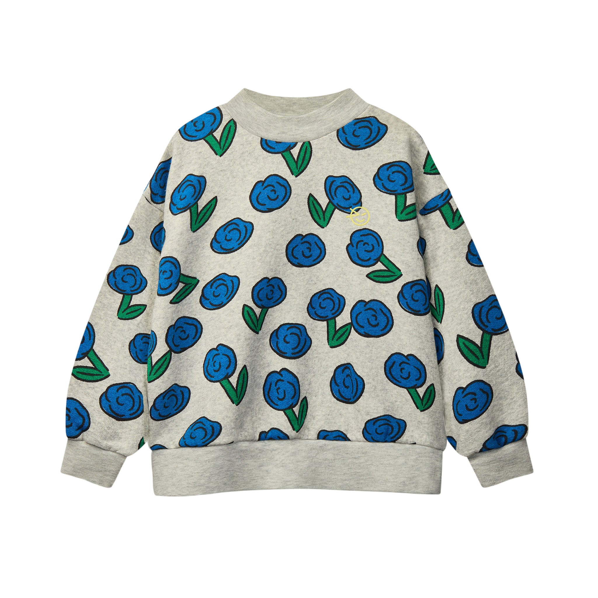 Sweat-shirt Dancing Dahlia Grey Melange