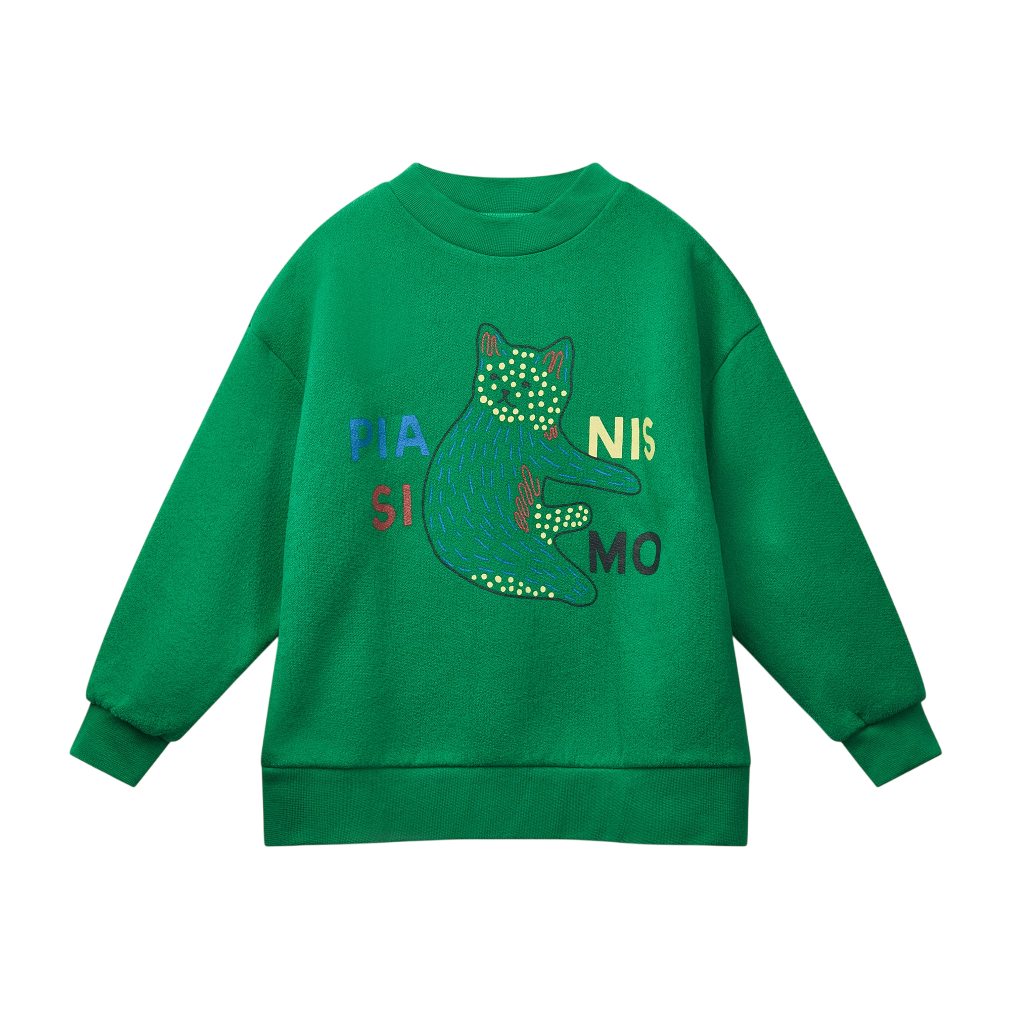 Sweat-shirt Kukka Python Green Cat