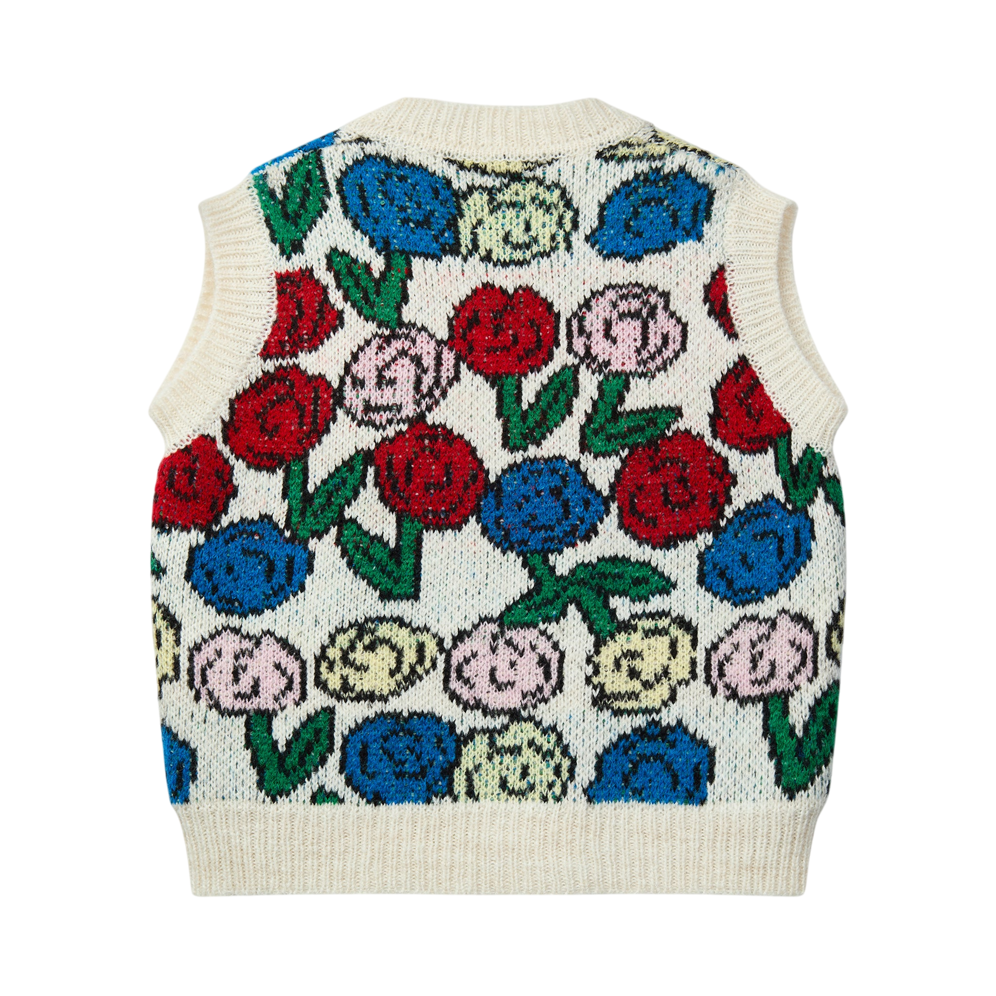 Gilet tricoté Kukka Floral Colour