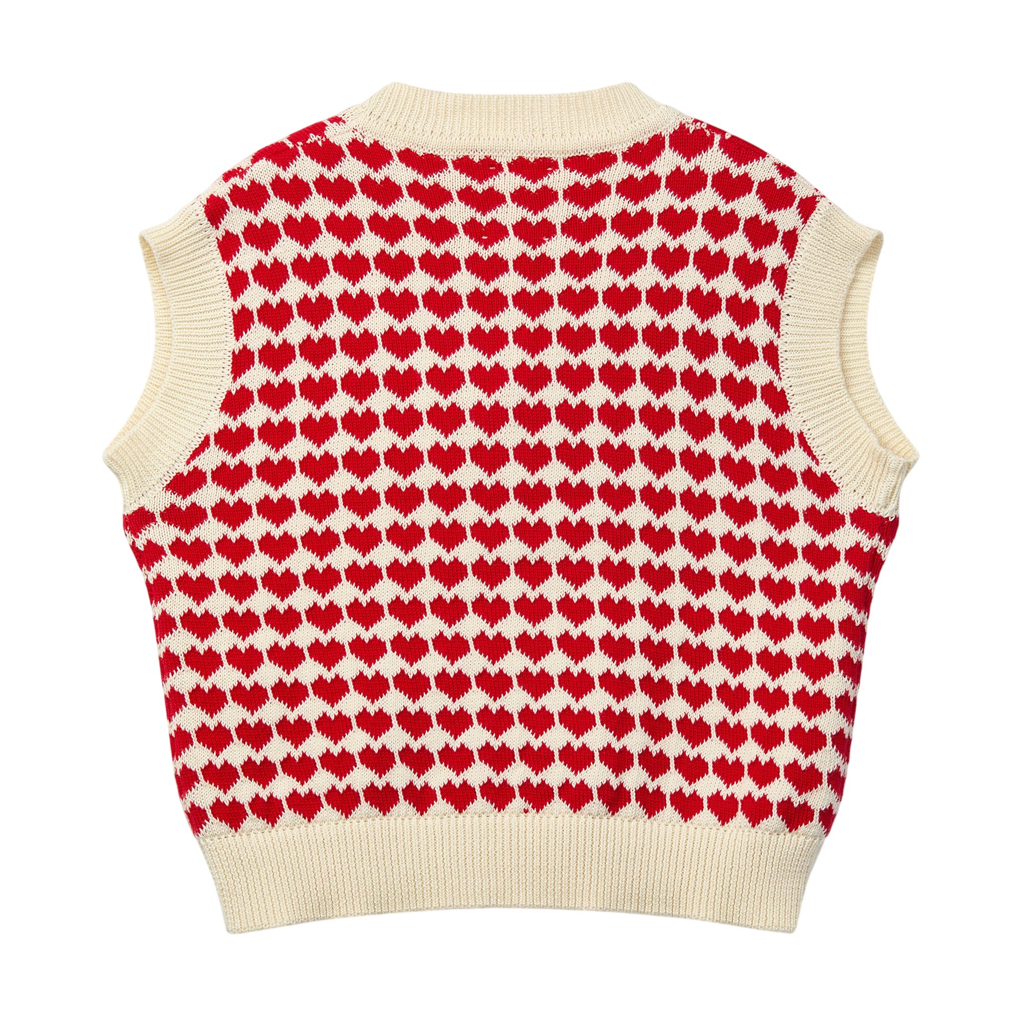 Gilet tricoté The Lovers Red Mini Heart