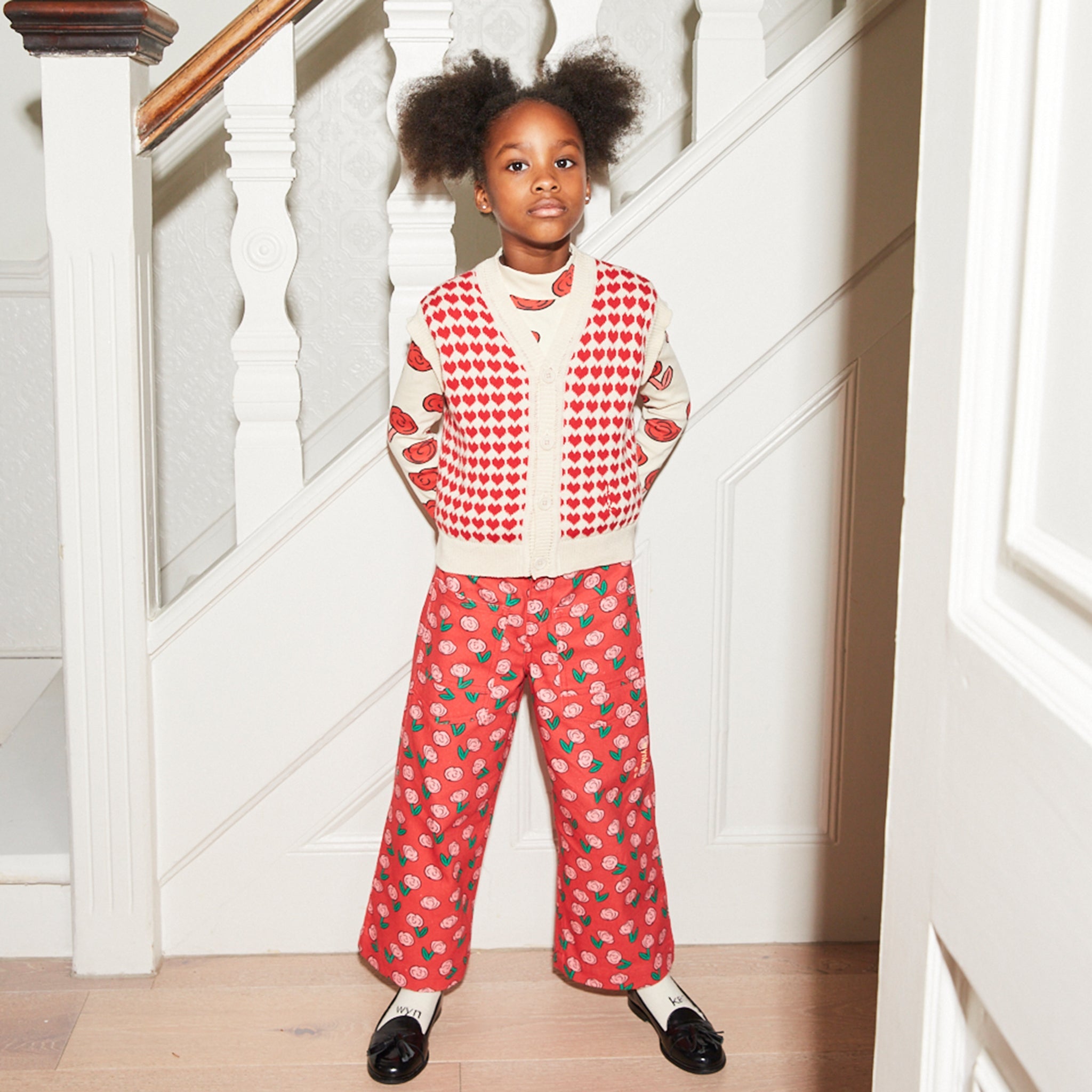 Gilet tricoté The Lovers Red Mini Heart