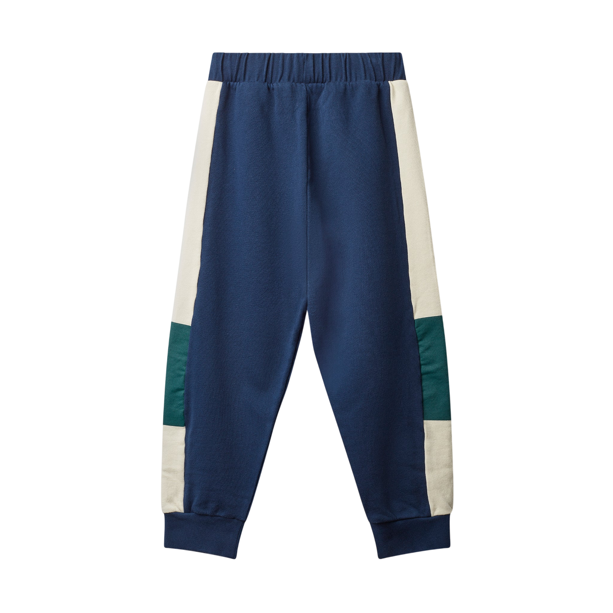 Hose Wynk Panel Navy Green Cream