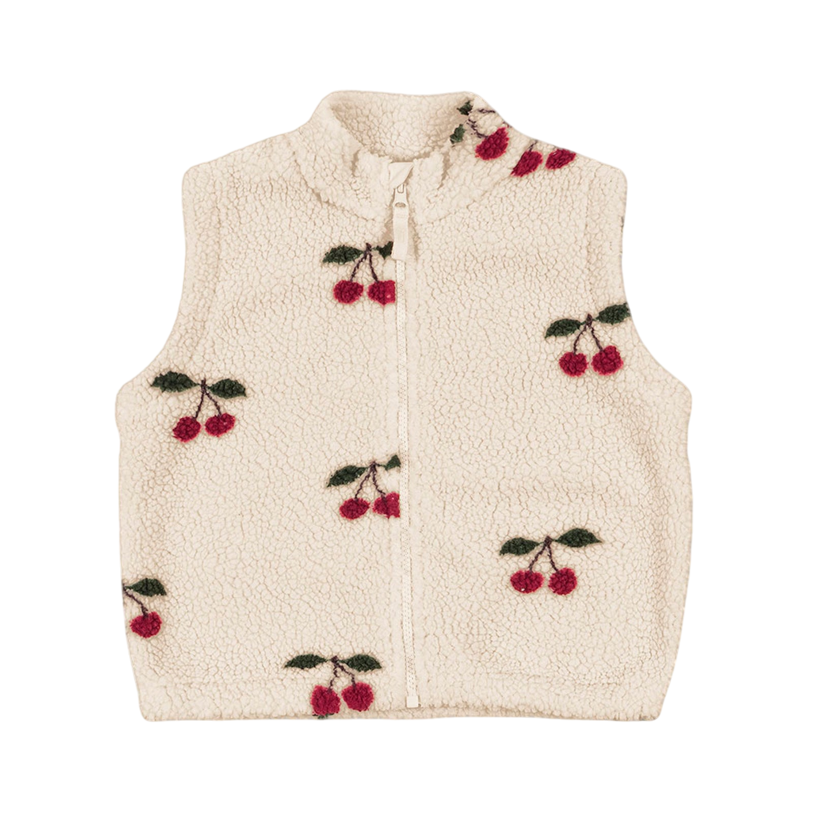 Jody Teddy Ma Grande Cerise vest