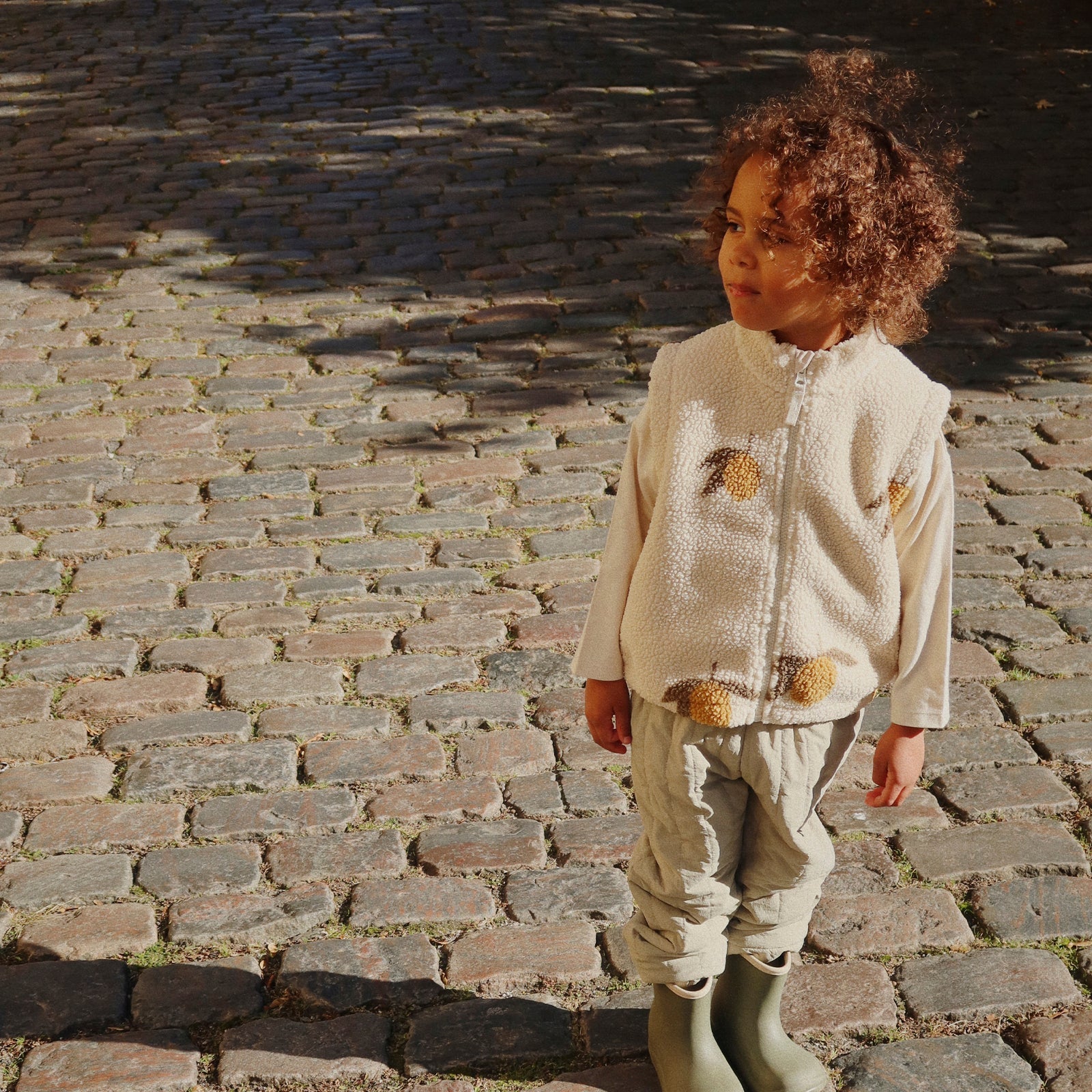 Gilet Jody Teddy Mon Grand Citron