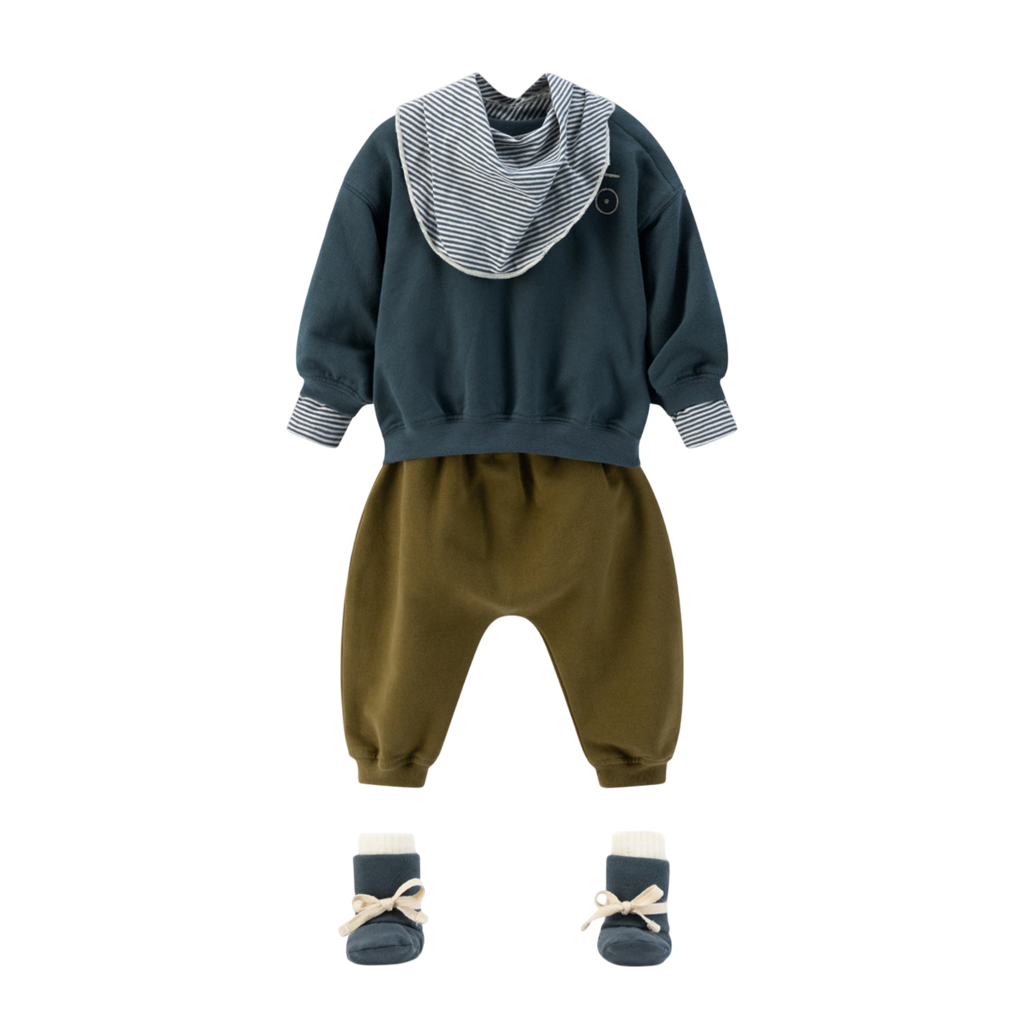 Sweat-shirt bébé New Fit Blue Grey