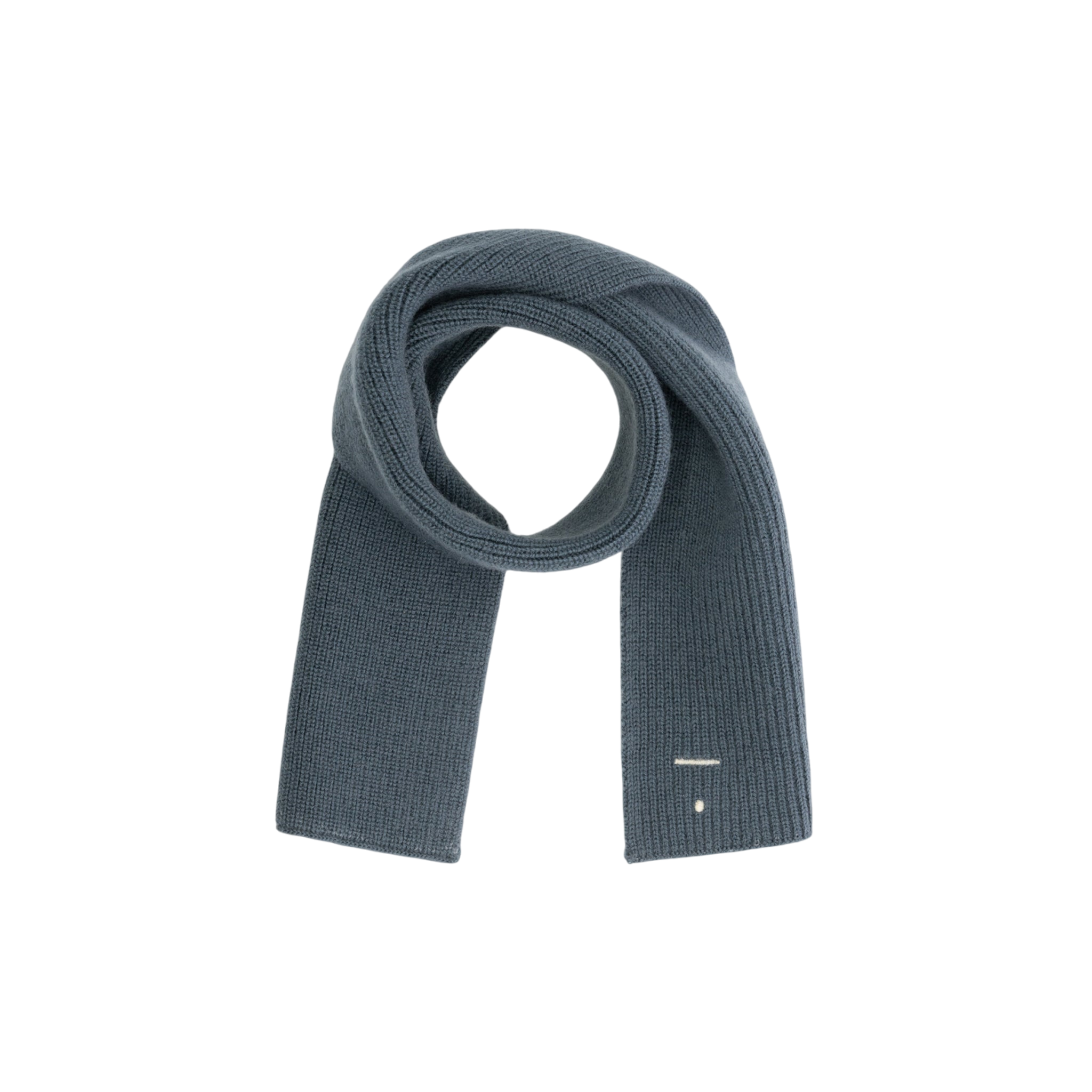 Schal Merinowolle Blue Grey