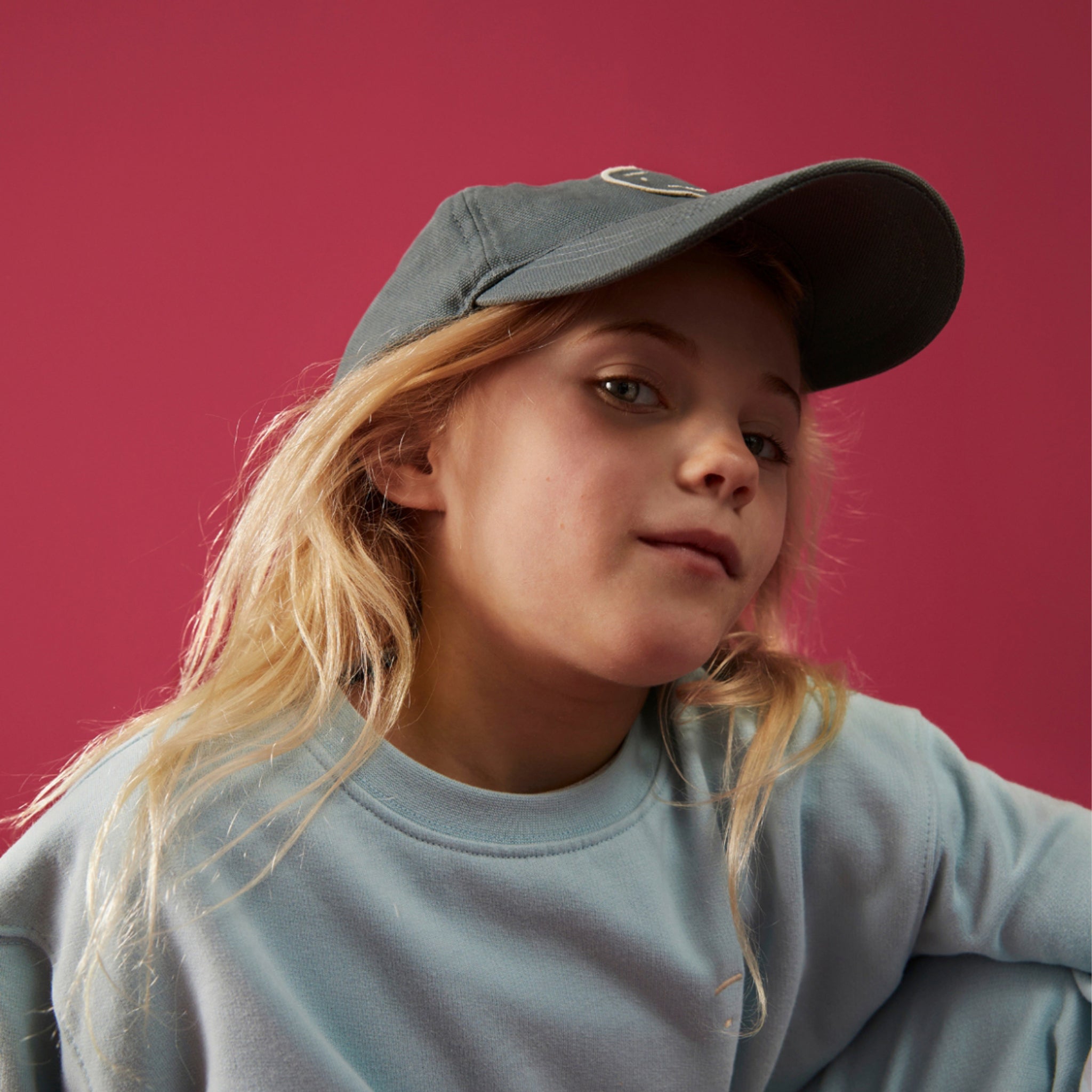 Cap Baseball Blue Grey