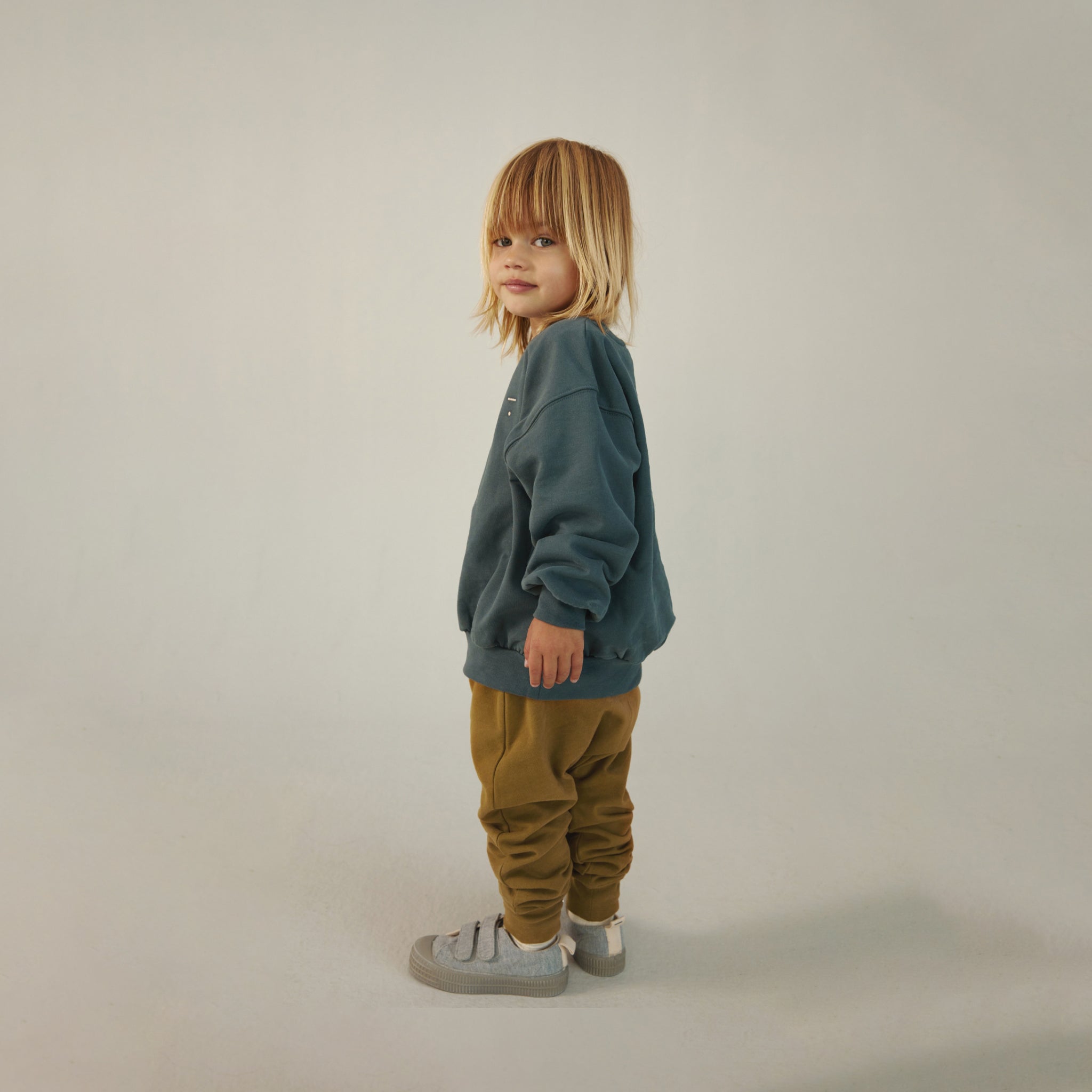 Sweatshirt New Fit Blue Grey