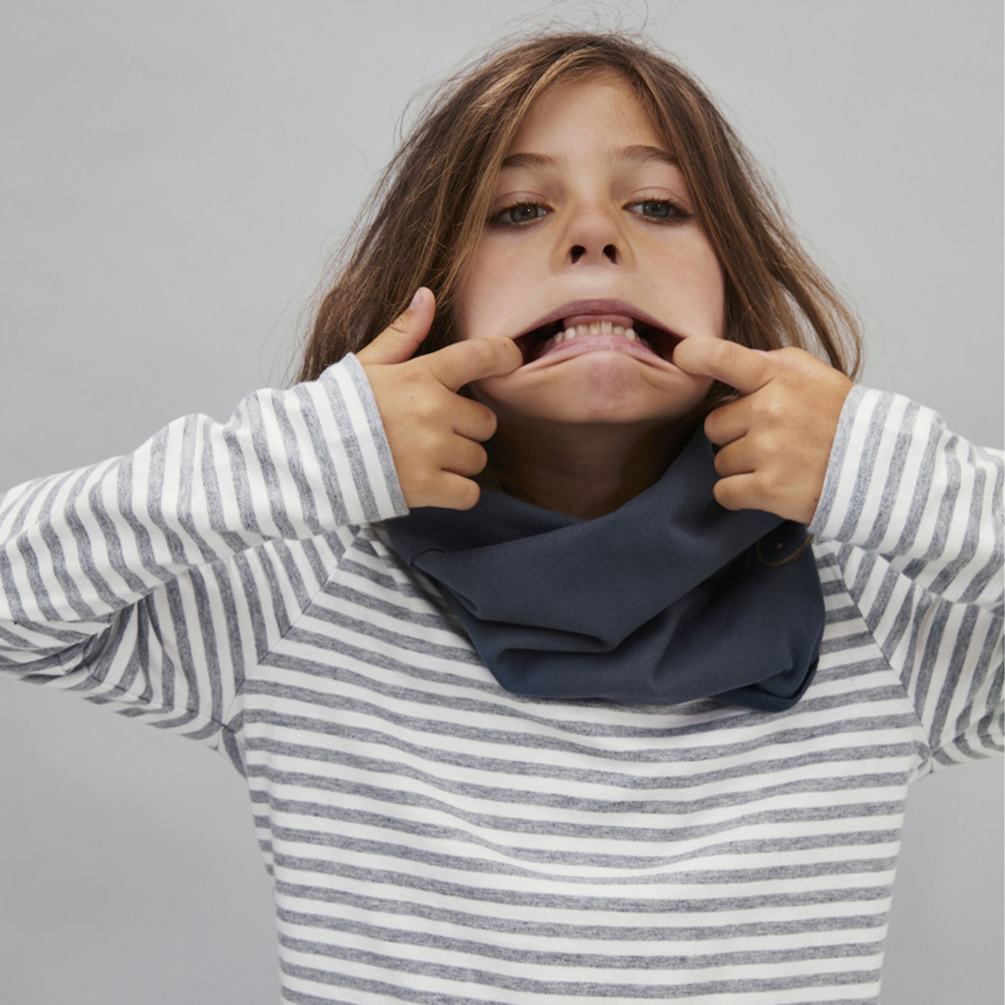 Foulard tubulaire Blue Grey