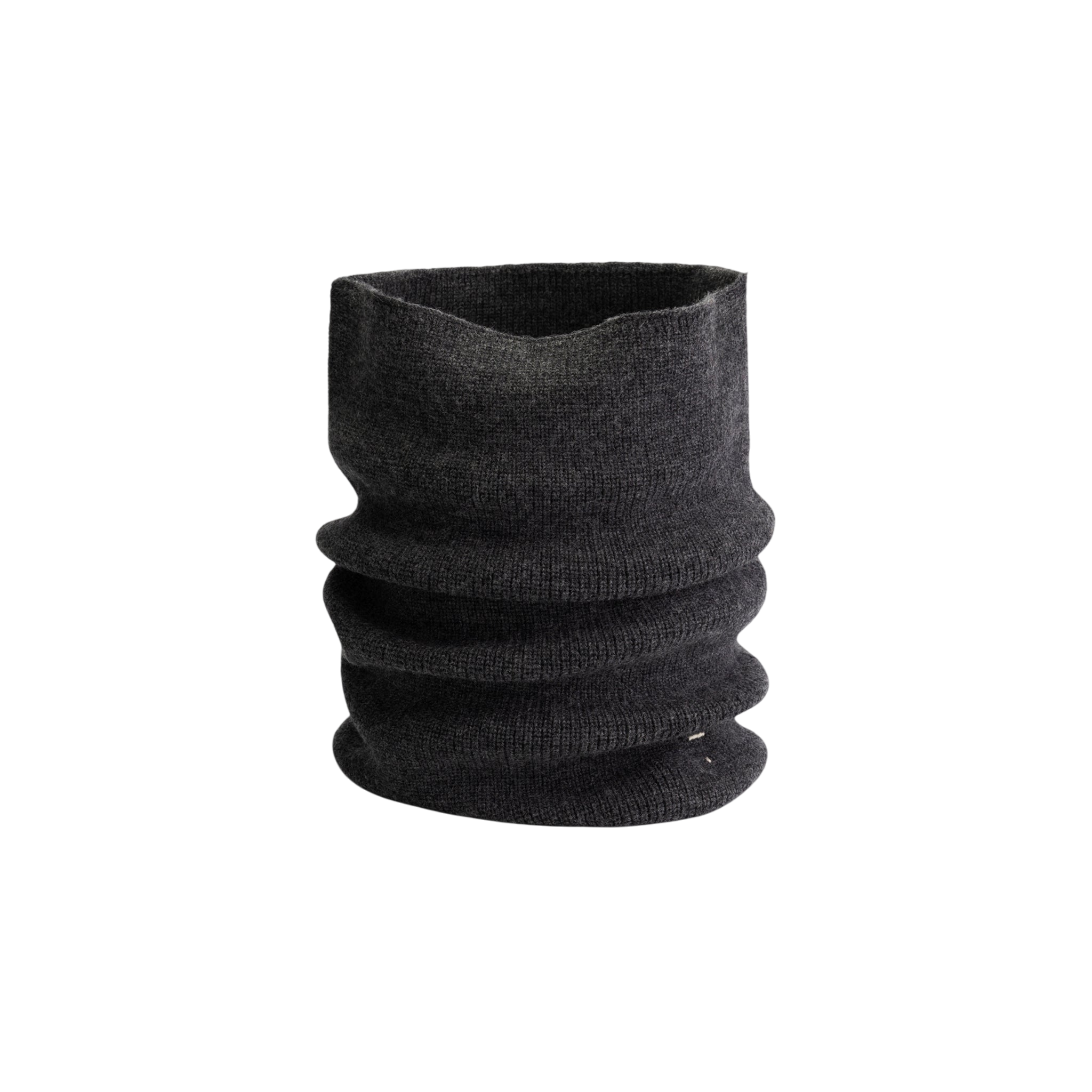 Écharpe en laine mérinos Black Melange