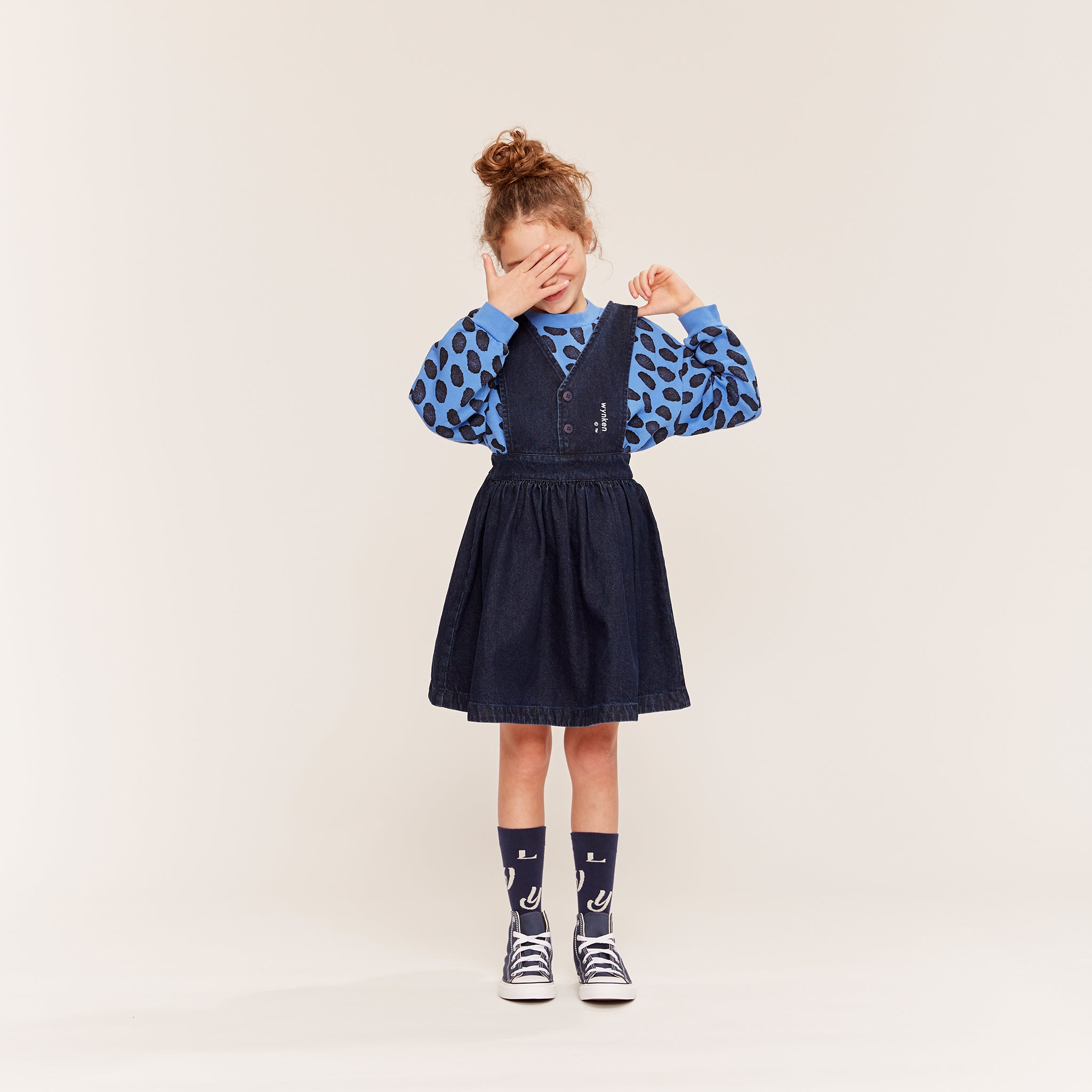 Sweatshirt Dash True Blue Black