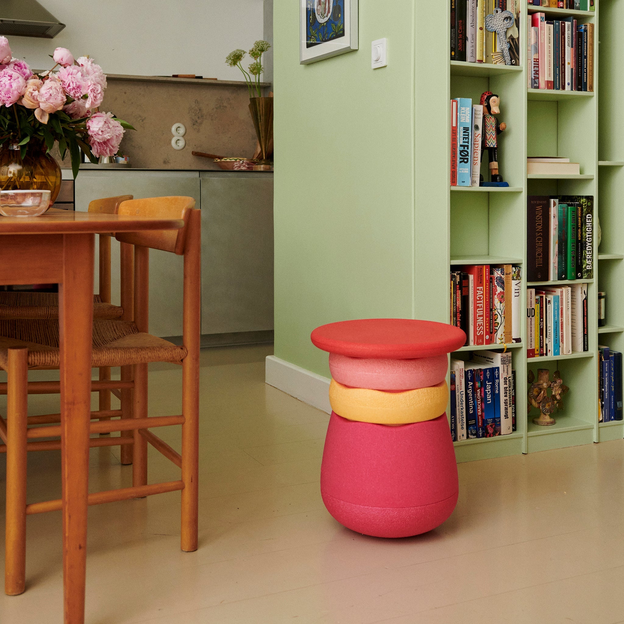 Pierre à empiler Base rose