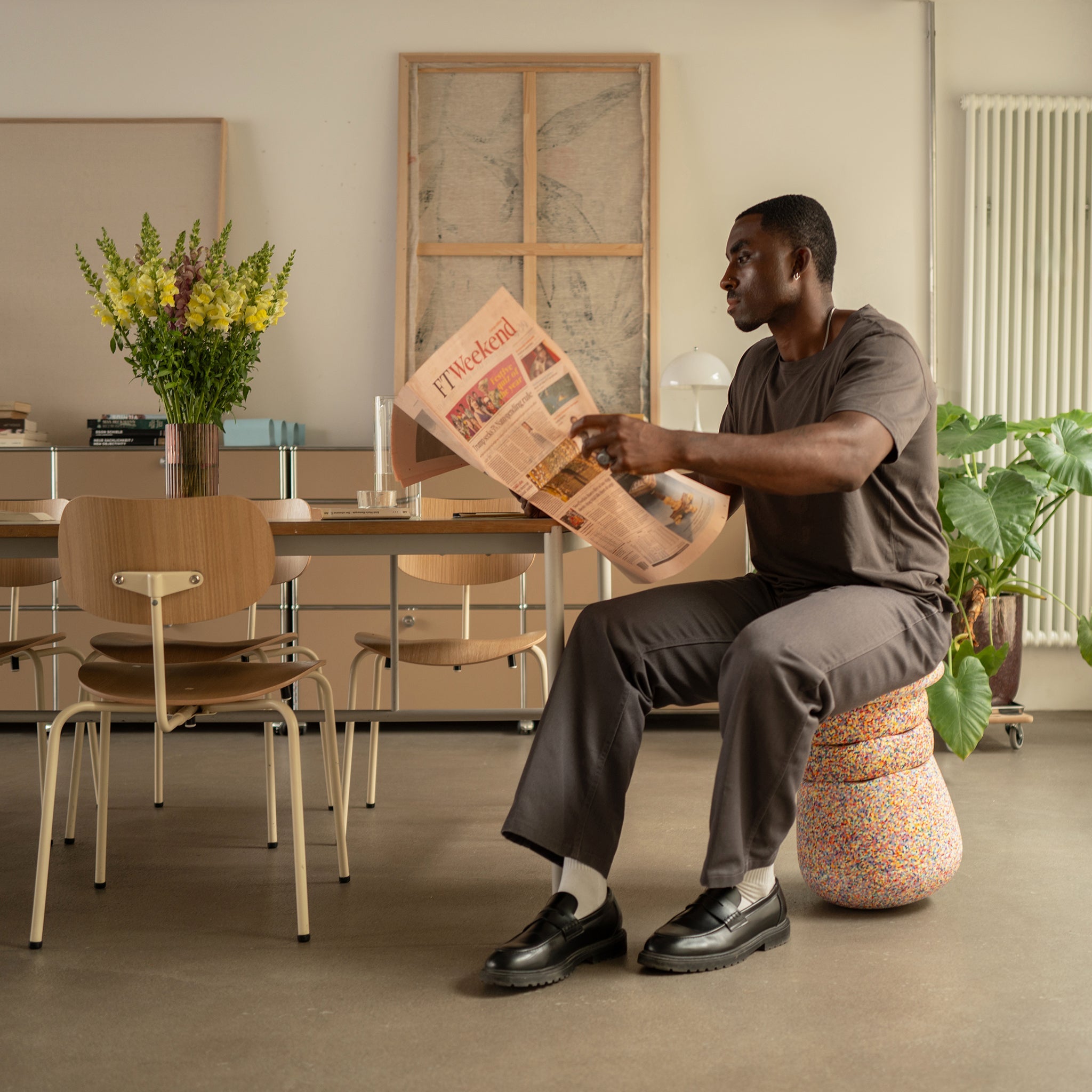 Stapelstein Base confetti