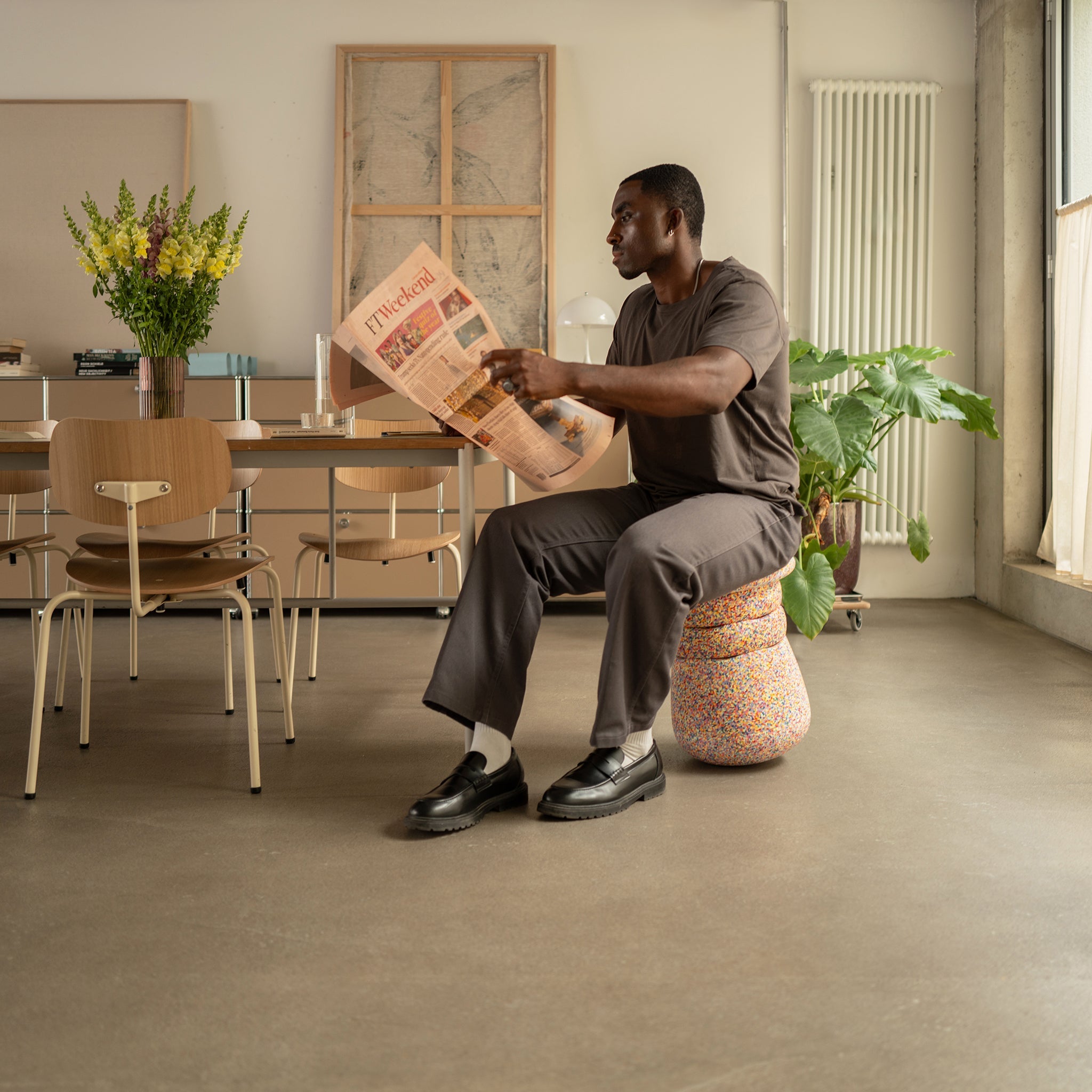 Pierre empilée Dynamic all super confetti