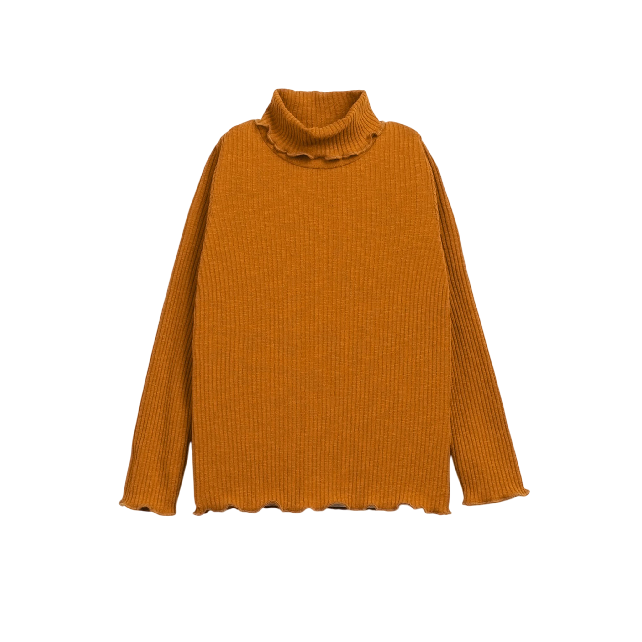 Rib Flamé Saffron long sleeve shirt