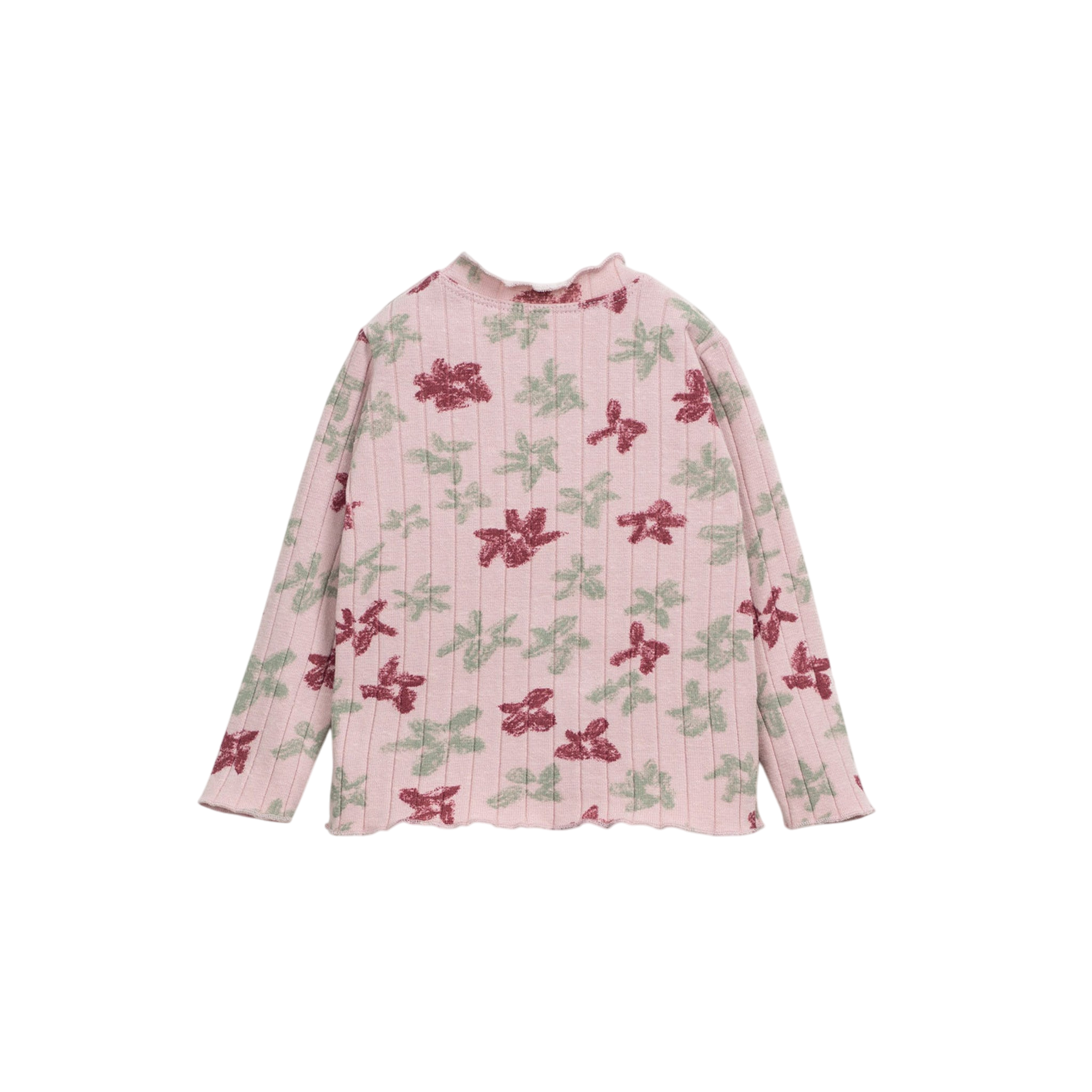 Baby long-sleeved shirt Rib Rose
