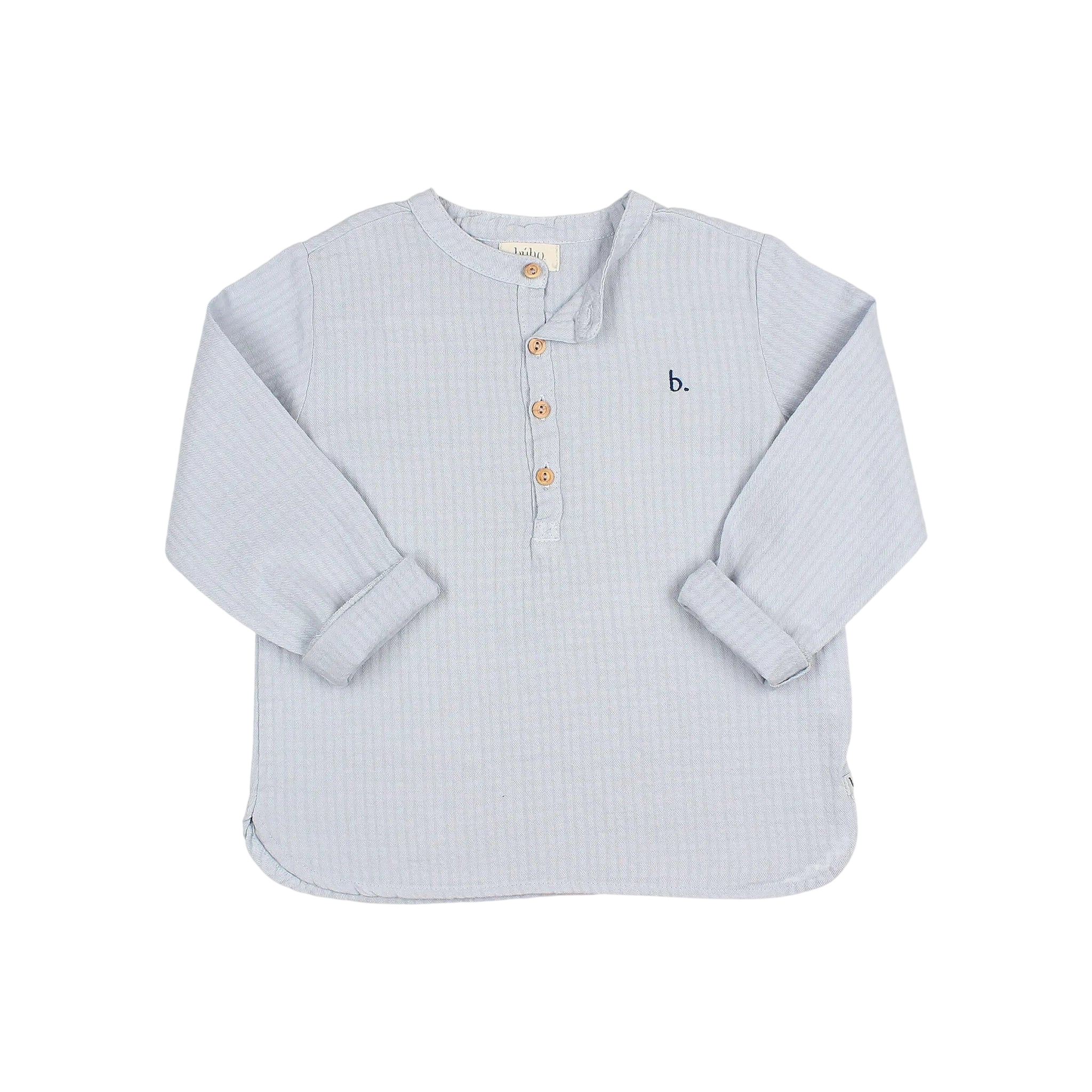 Langarmshirt Kurta Soft Blue