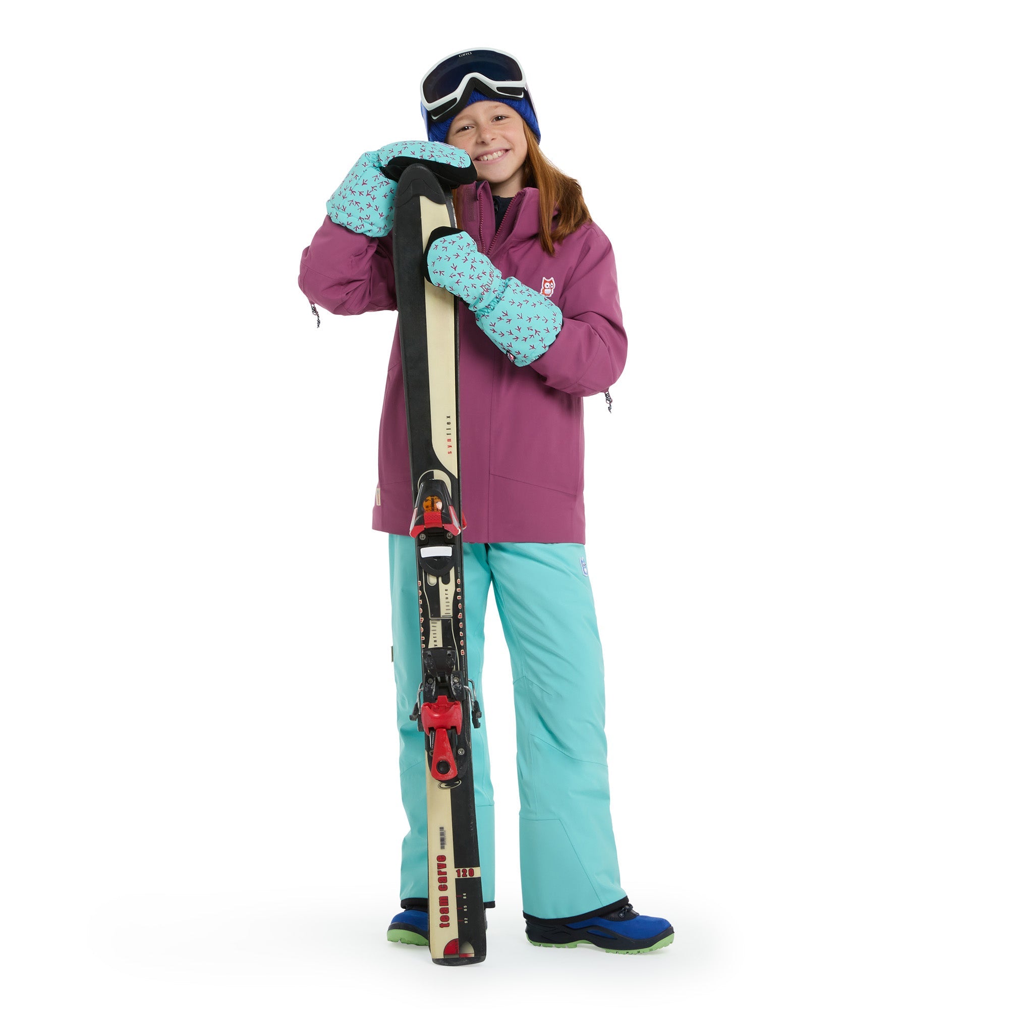 Veste de ski Neve Ruby red