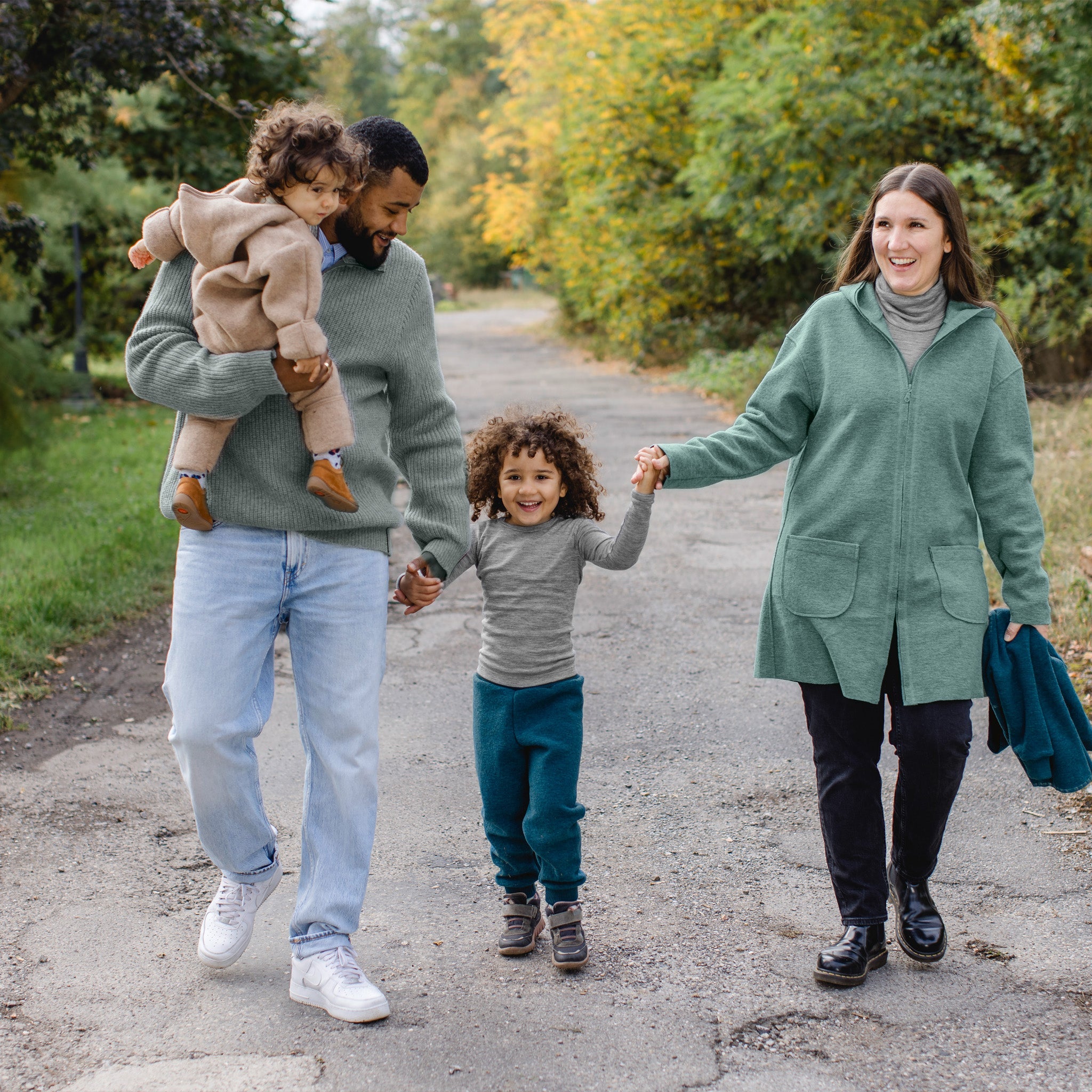 Engel Natur Baby Overall aus Merinowolle Sand Melange