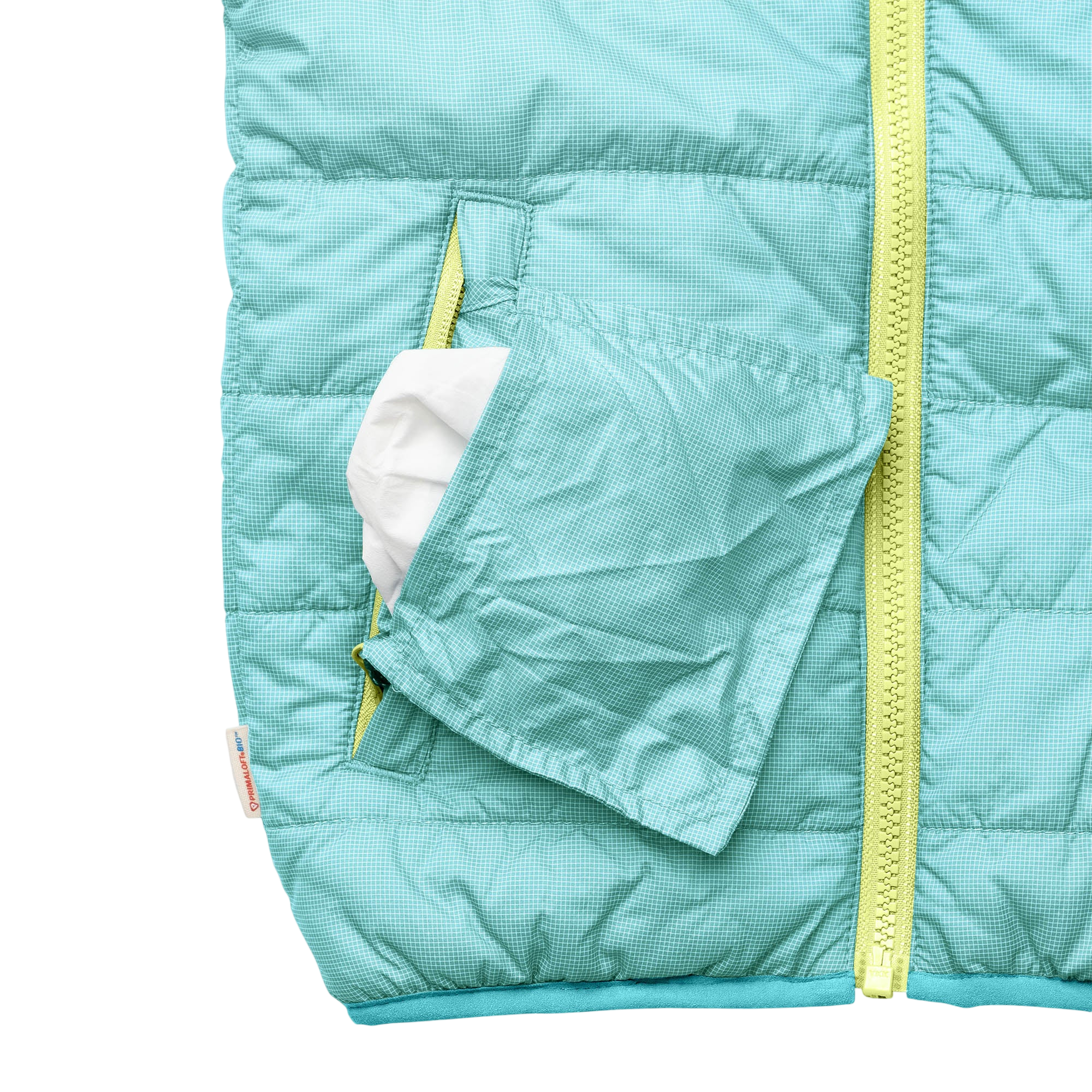 Jacket PrimaLoft Underground glow Manbali blue / Real red