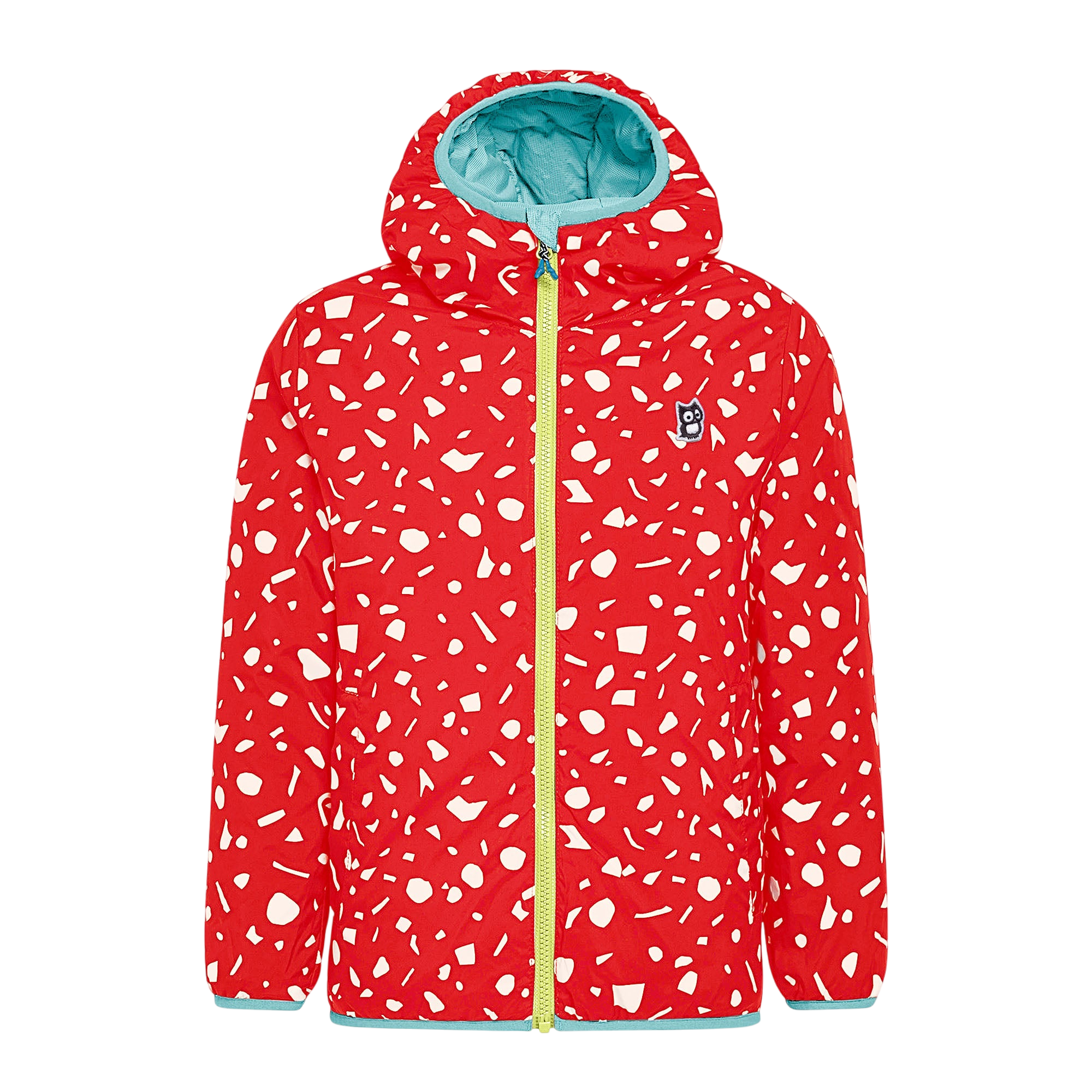Jacket PrimaLoft Underground glow Manbali blue / Real red
