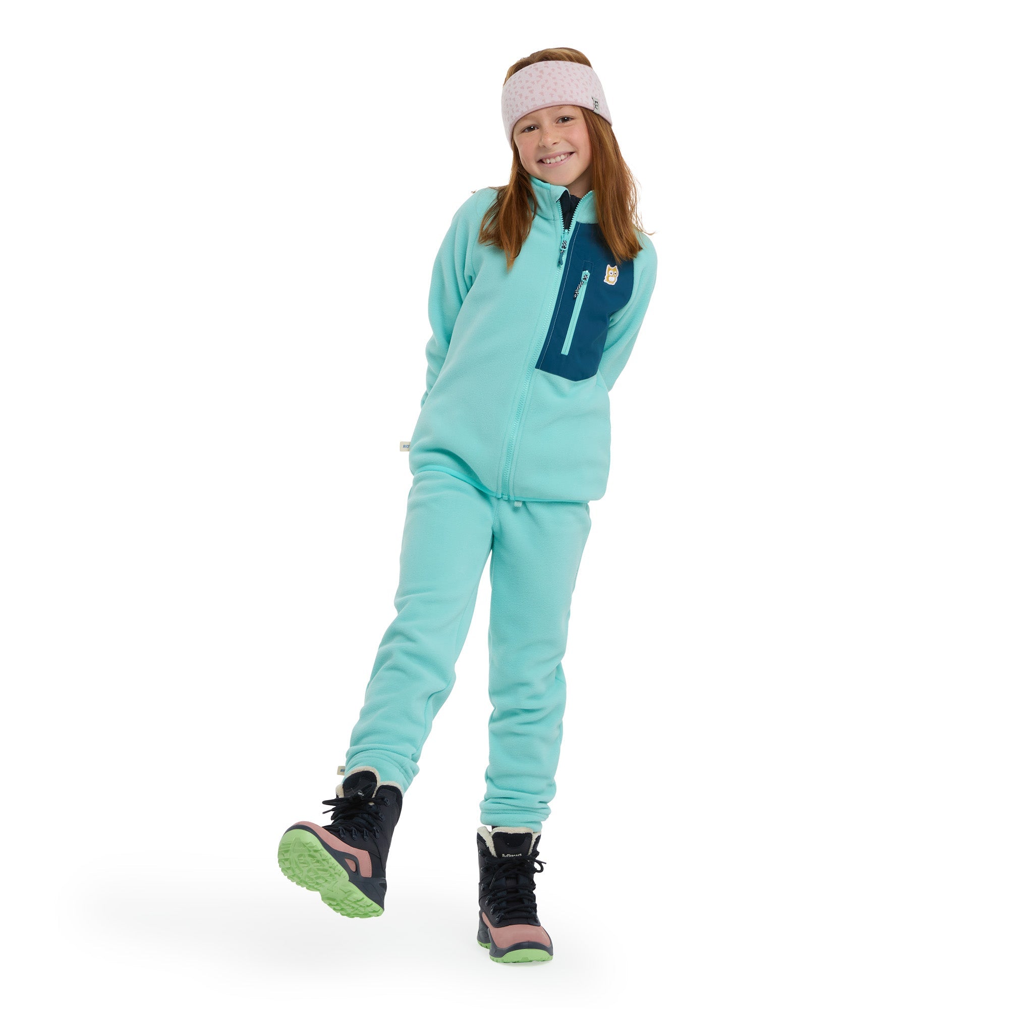 Veste polaire bio Avan Manbali blue / Deep petrol