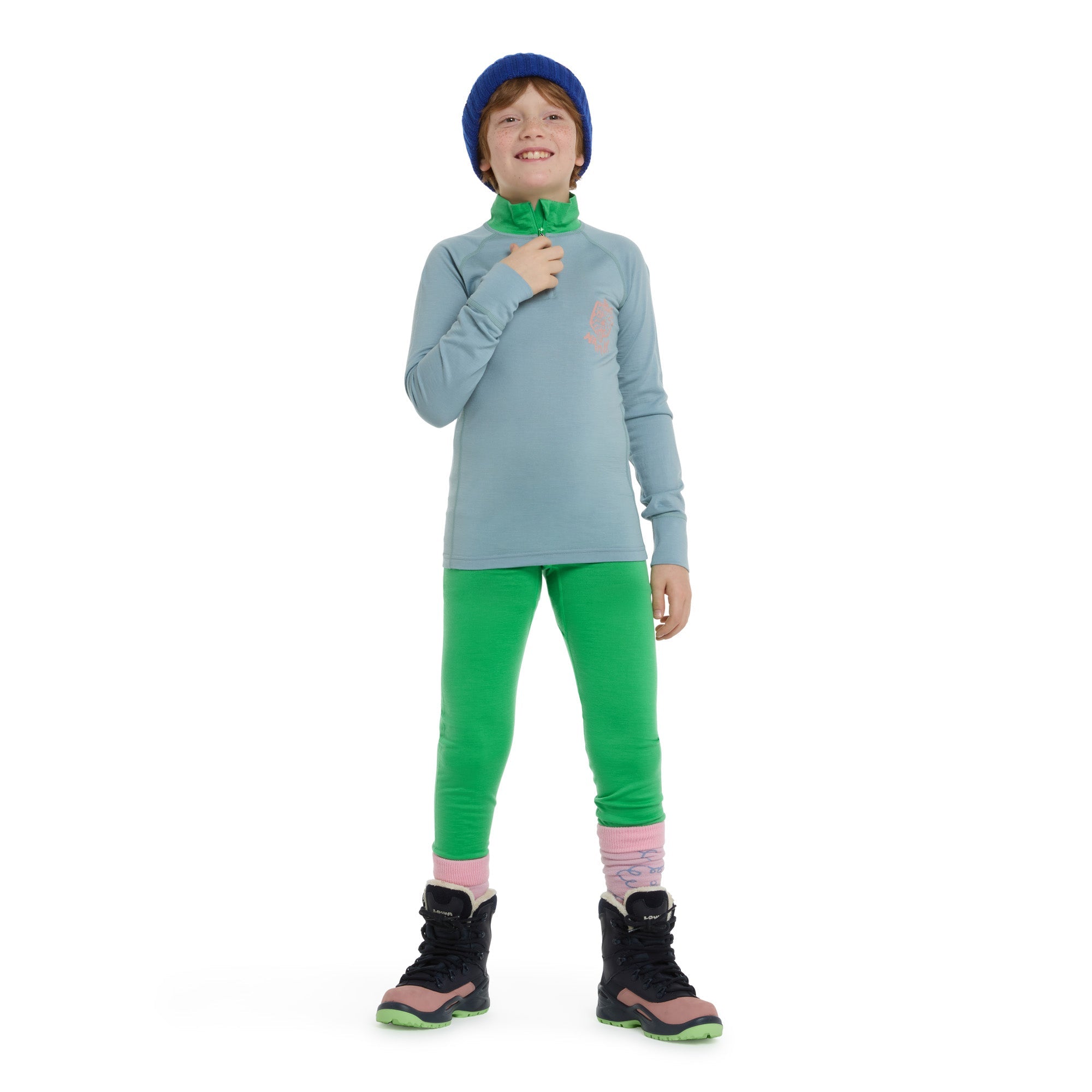 Leggings Sova Merino Rana vert