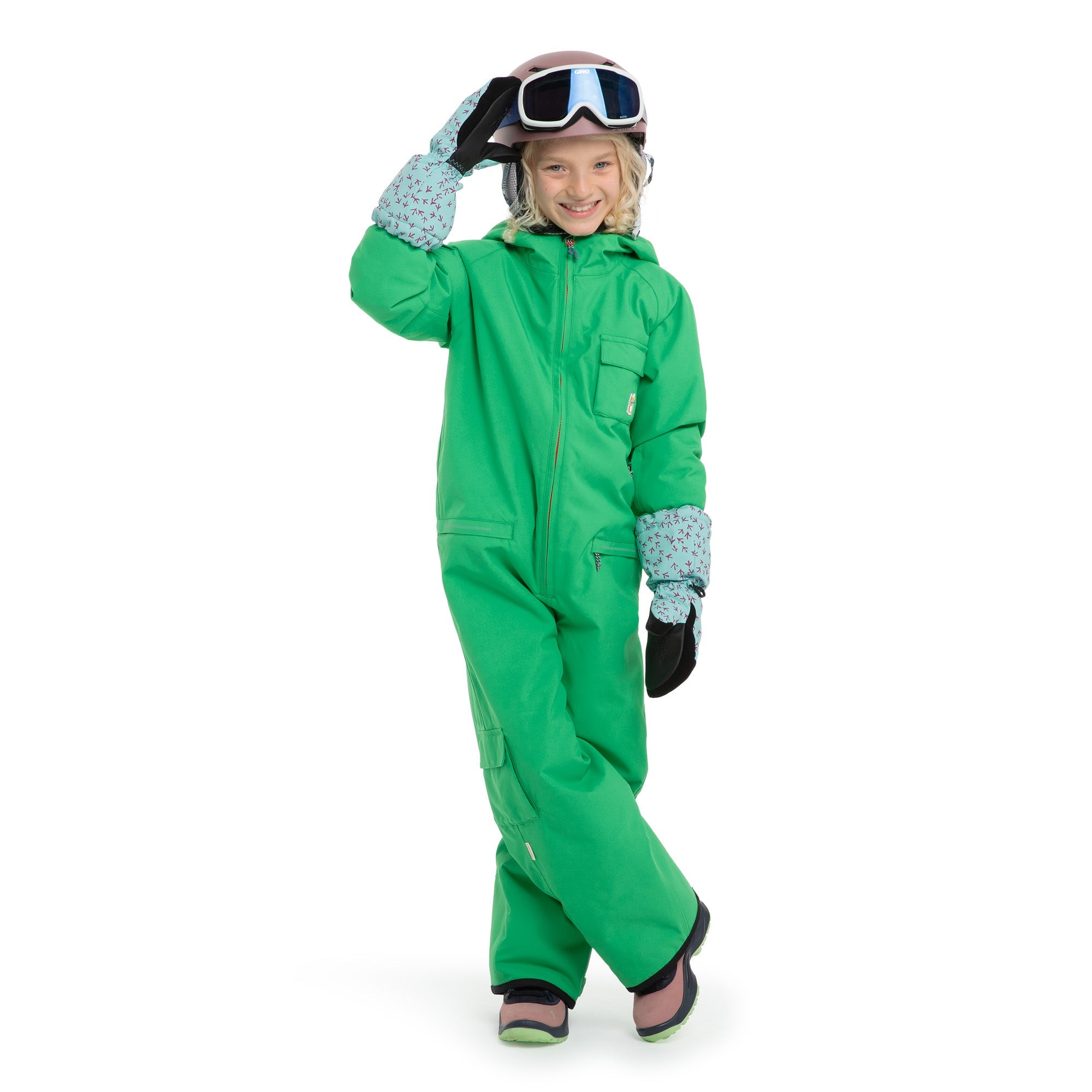 Combinaison de ski Quest Rana green