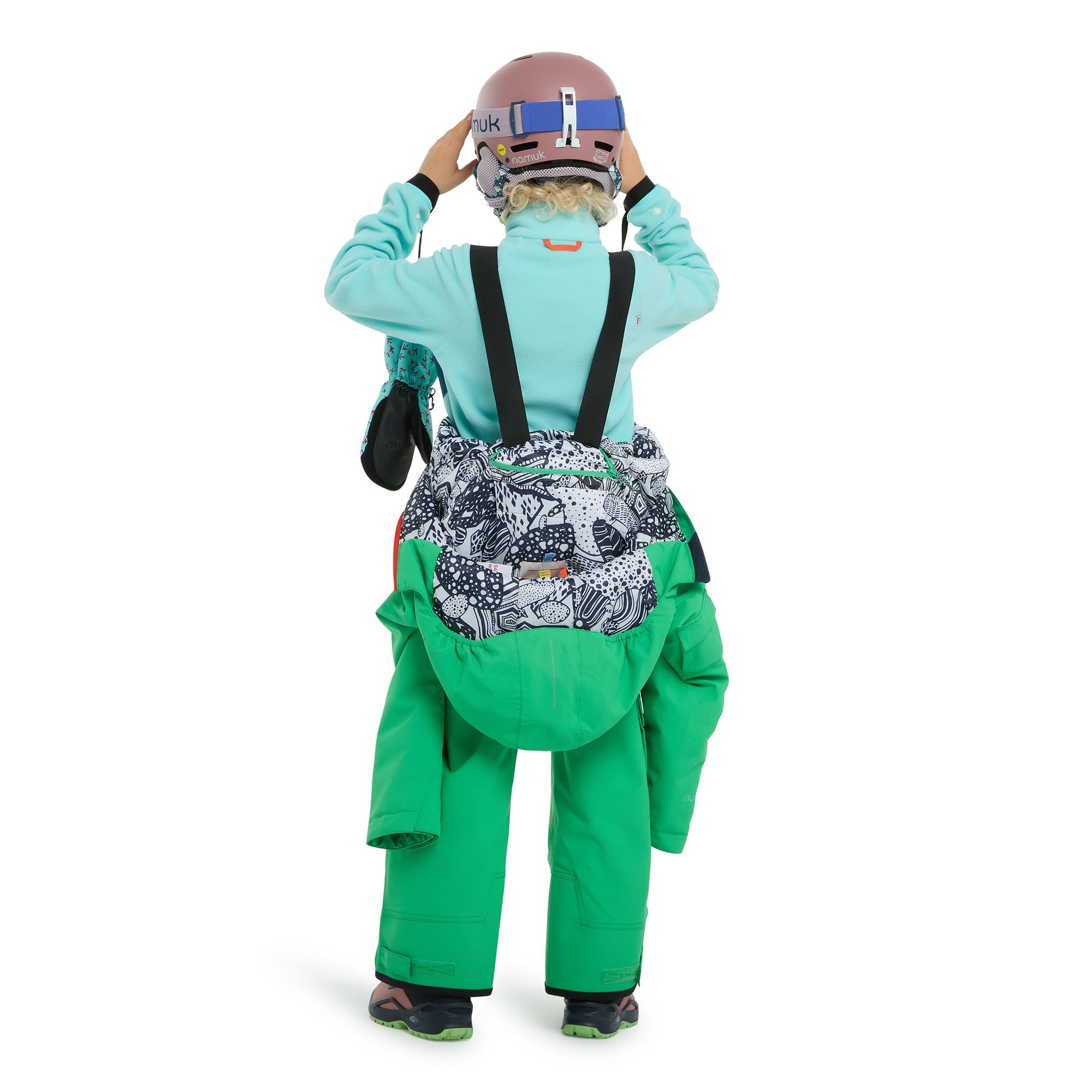 Combinaison de ski Quest Rana green