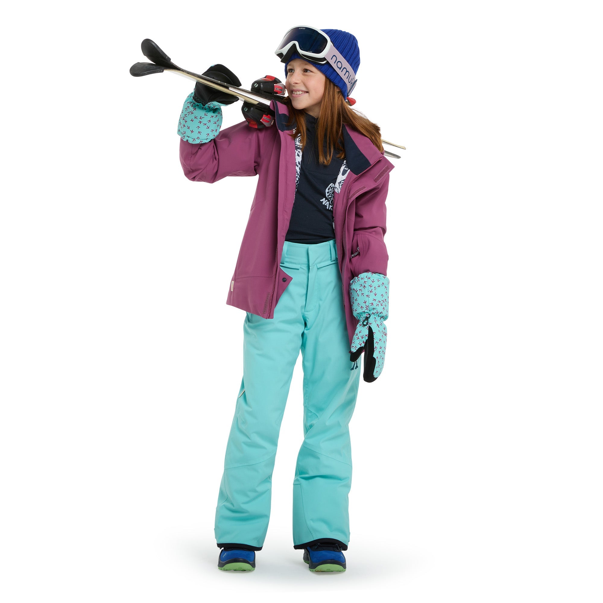 Pantalon de ski Lumi Manbali blue