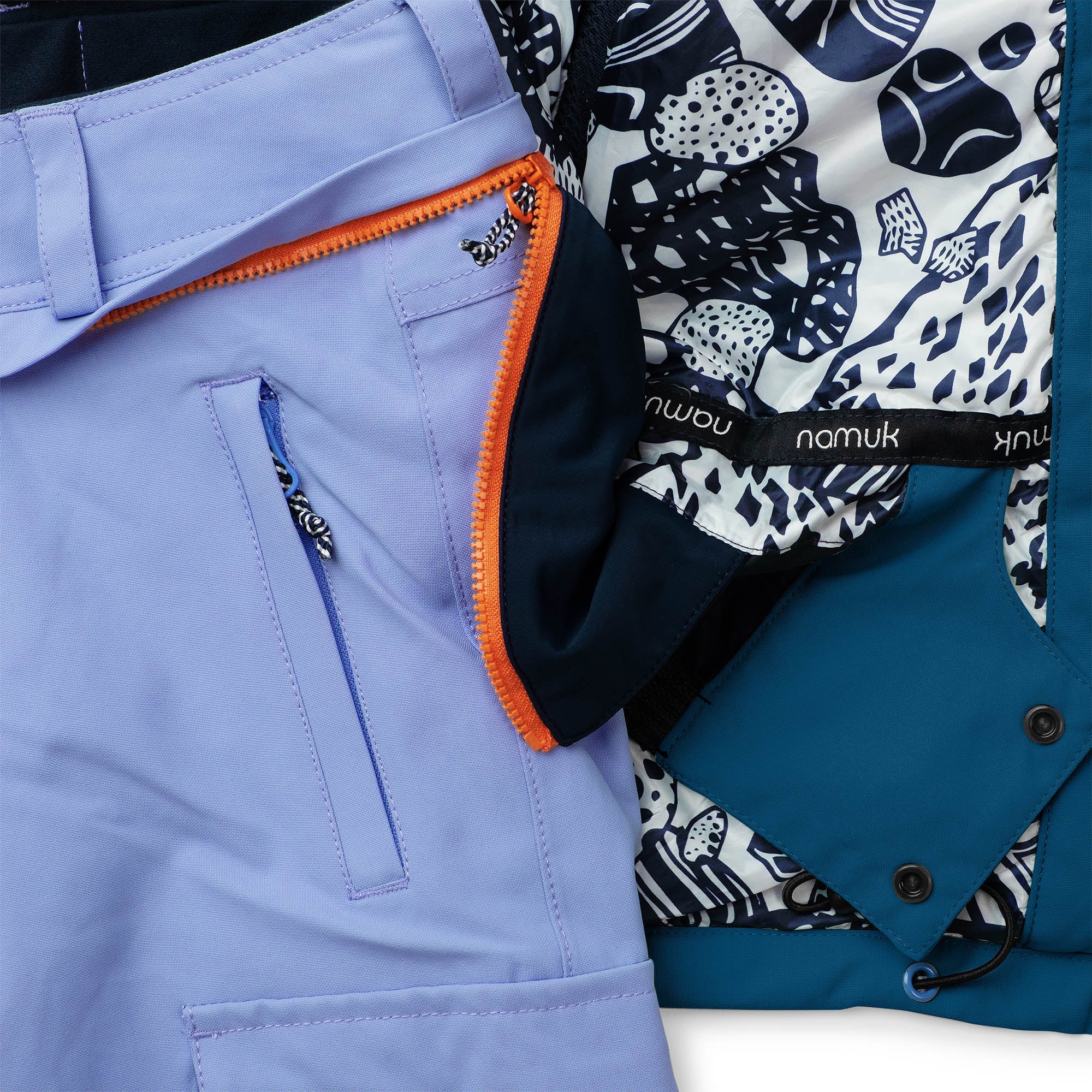 Veste de ski Tove Deep petrol