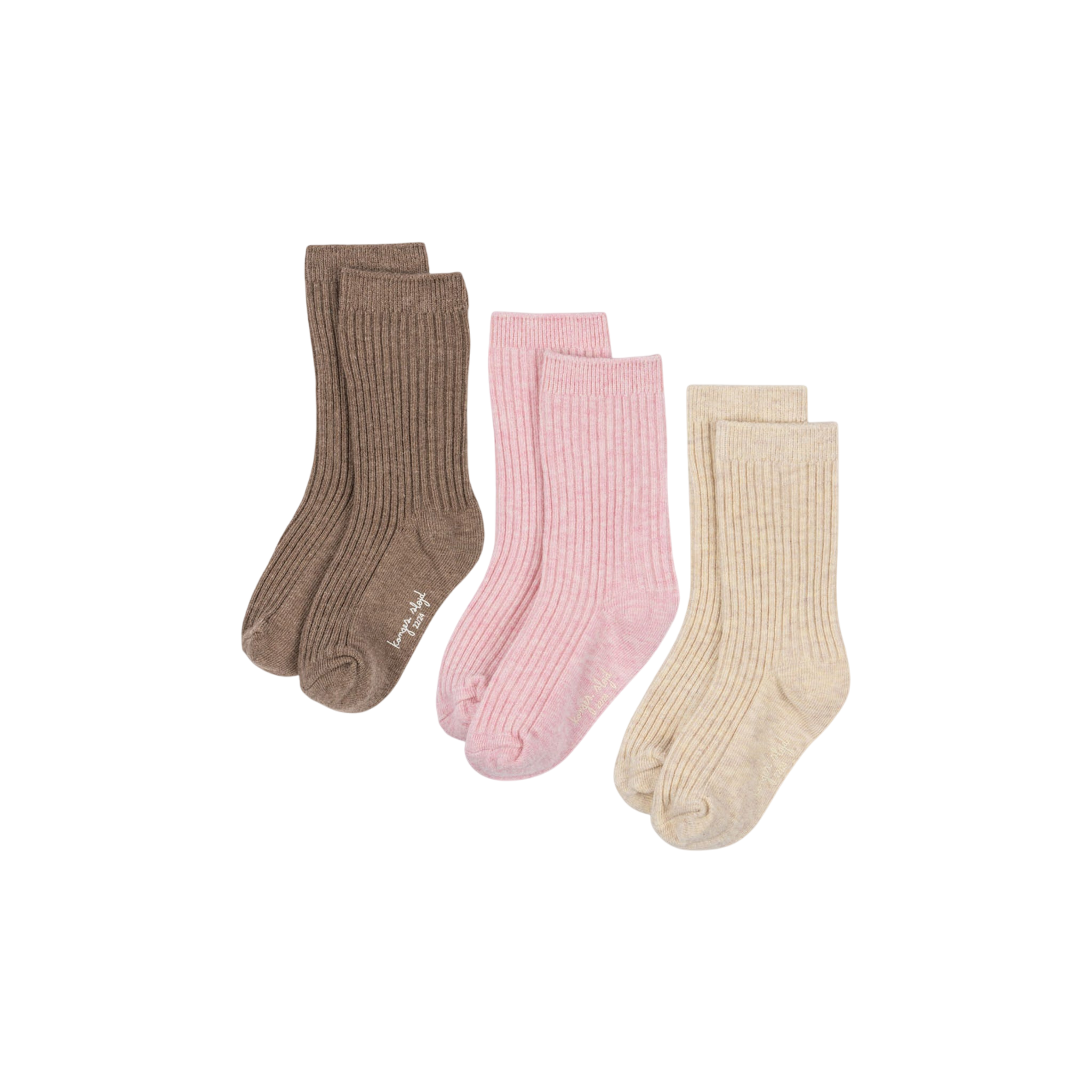 Socken 3er-Set Rib Rose Mix