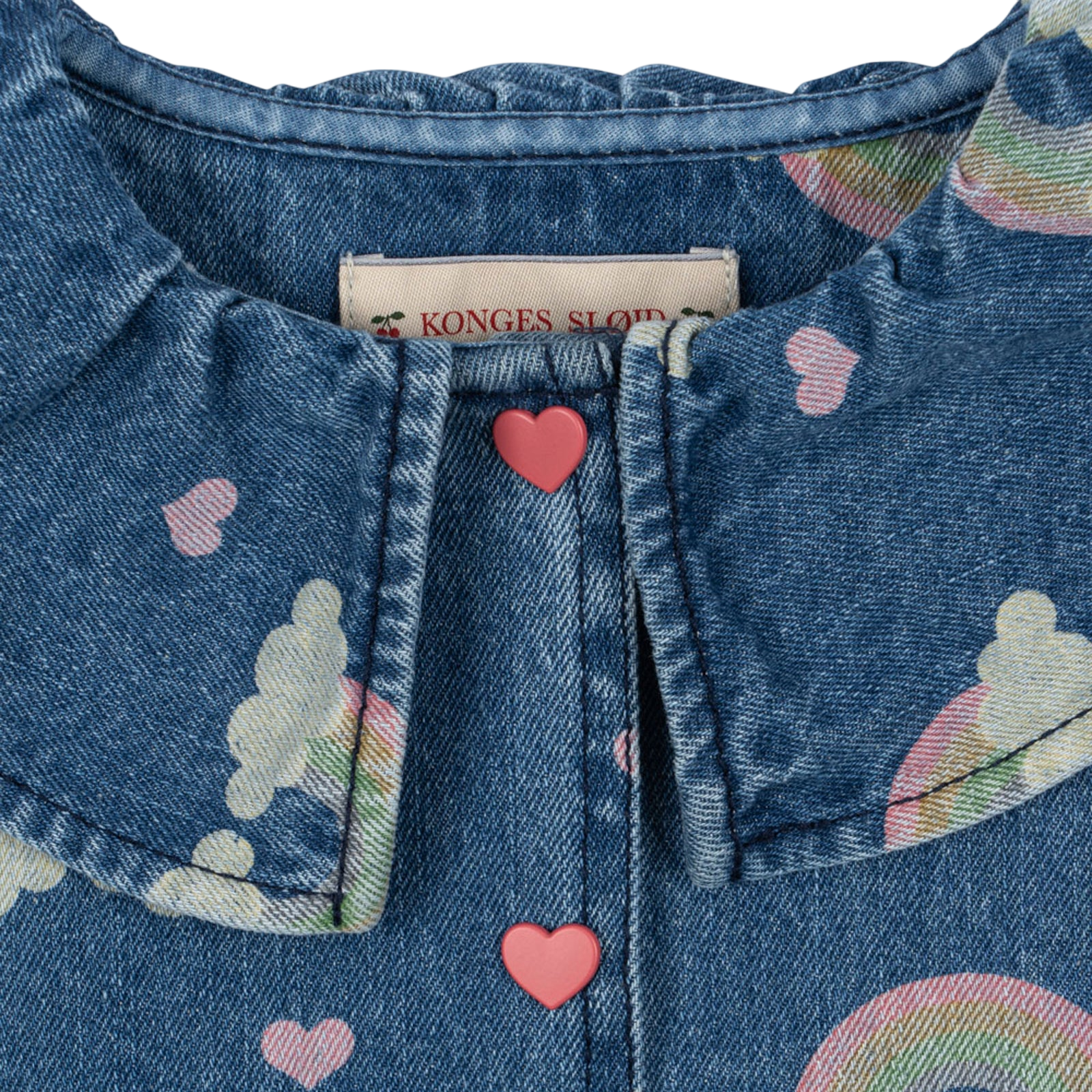 Veste en jean Magot Denim Arc-en-ciel